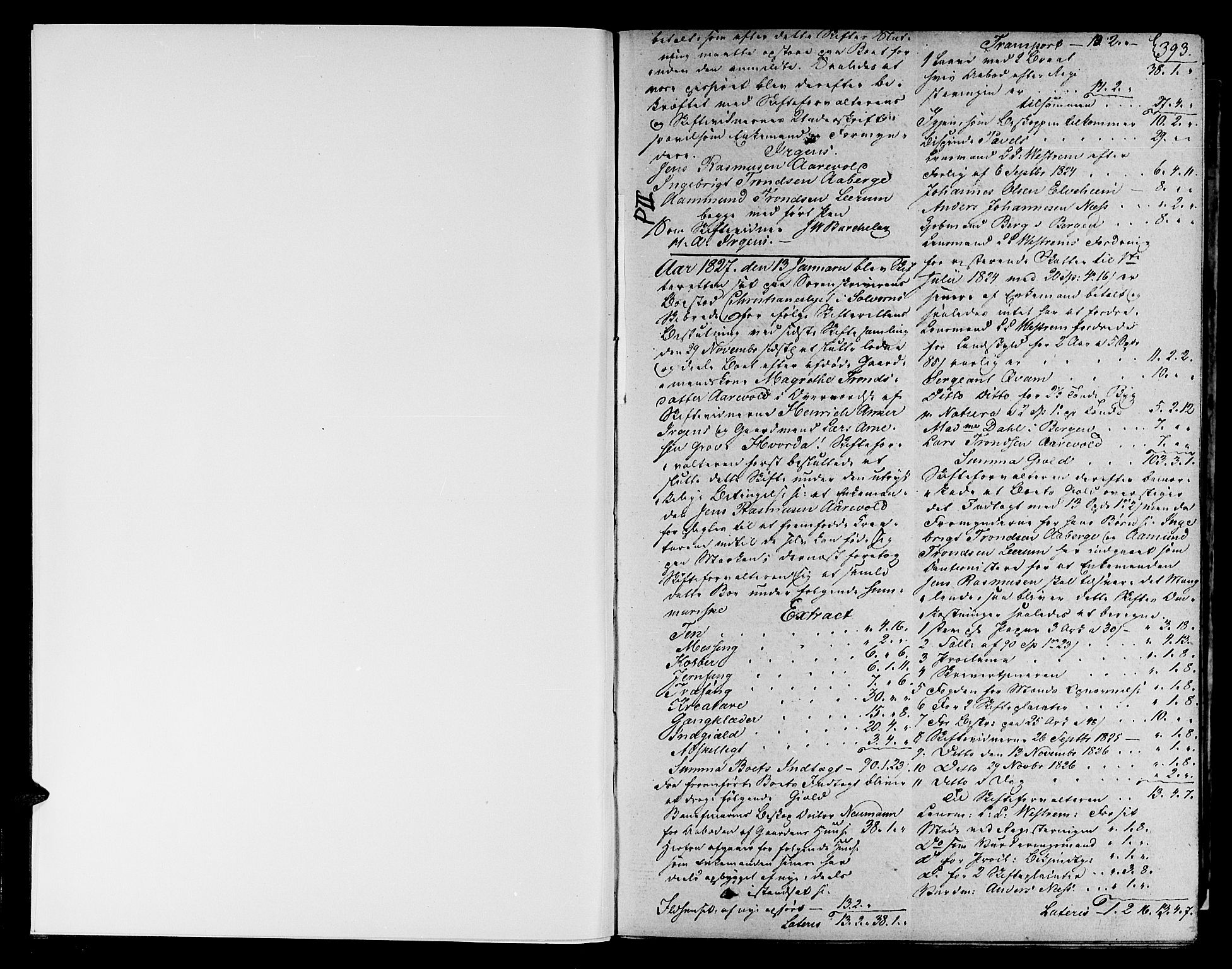 Indre Sogn tingrett, AV/SAB-A-3301/1/H/Ha/L0014b: Skifteprotokoll 14b, 1826-1830, s. 393b-394a