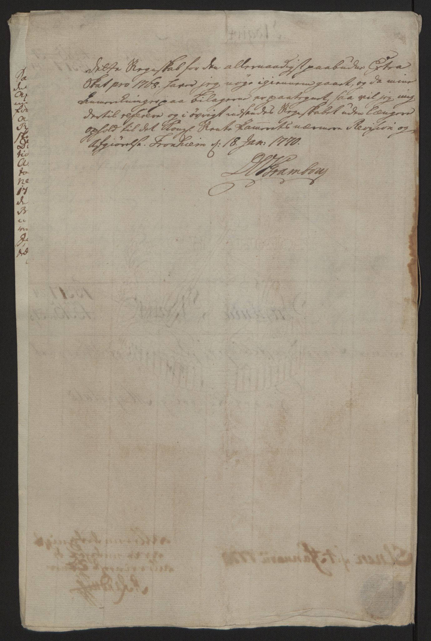 Rentekammeret inntil 1814, Reviderte regnskaper, Fogderegnskap, AV/RA-EA-4092/R63/L4420: Ekstraskatten Inderøy, 1762-1772, s. 239