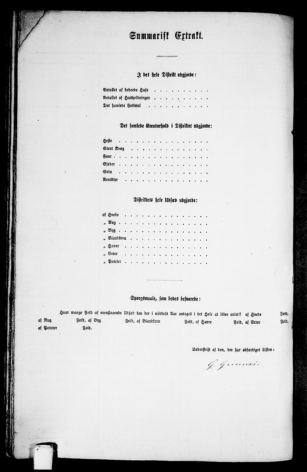RA, Folketelling 1865 for 1635P Rennebu prestegjeld, 1865, s. 73