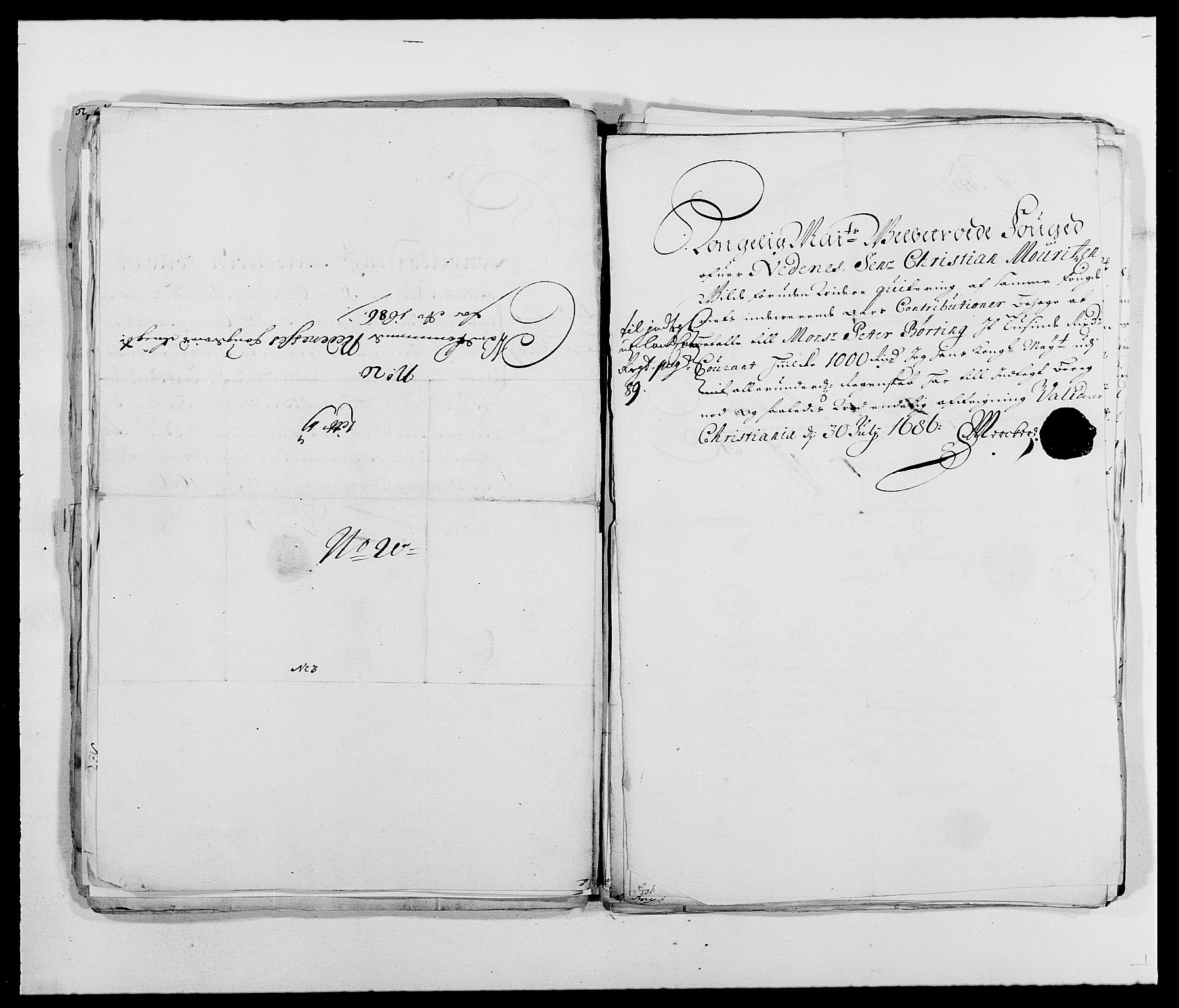 Rentekammeret inntil 1814, Reviderte regnskaper, Fogderegnskap, AV/RA-EA-4092/R39/L2307: Fogderegnskap Nedenes, 1684-1689, s. 93
