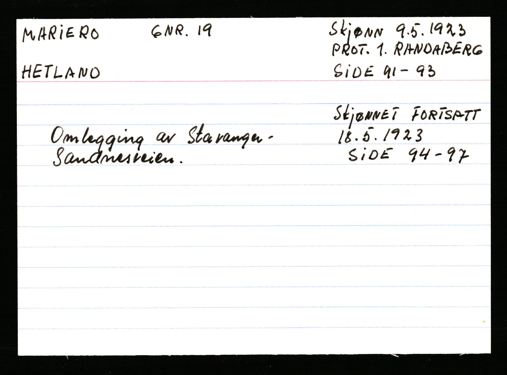 Statsarkivet i Stavanger, AV/SAST-A-101971/03/Y/Ym/L0037: Åstedskort sortert etter gårdsnavn: Lædre - Mauland, 1600-1950, s. 464