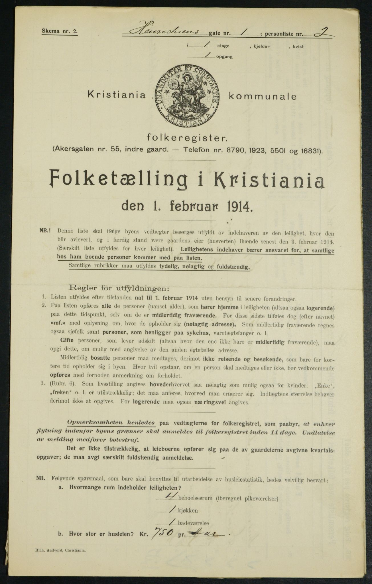 OBA, Kommunal folketelling 1.2.1914 for Kristiania, 1914, s. 38528