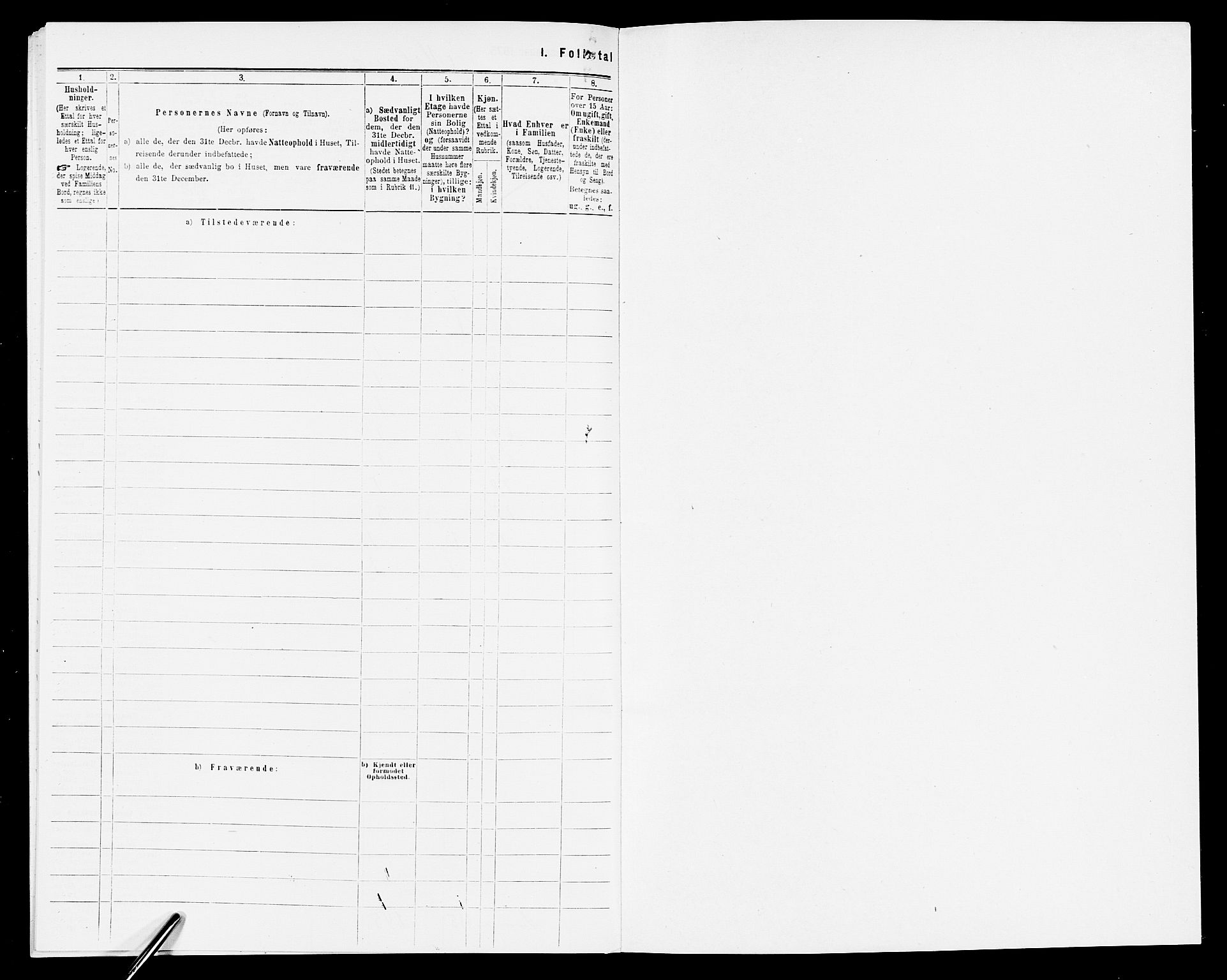 SAK, Folketelling 1875 for 0926L Vestre Moland prestegjeld, Vestre Moland sokn, 1875, s. 39