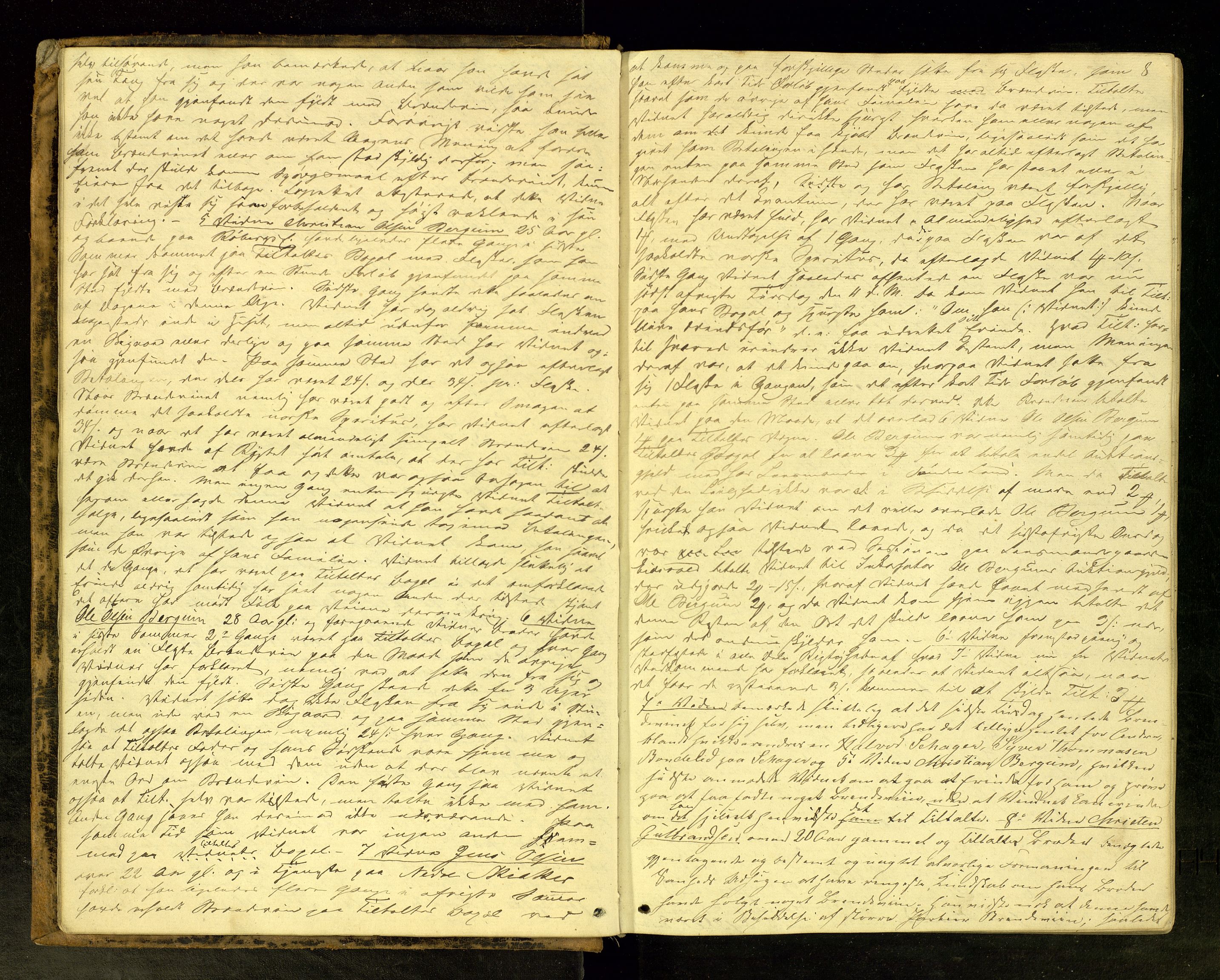 Hadeland og Land tingrett, AV/SAH-TING-010/G/Gc/L0009: Ekstrarettsprotokoll, 1857-1863, s. 8