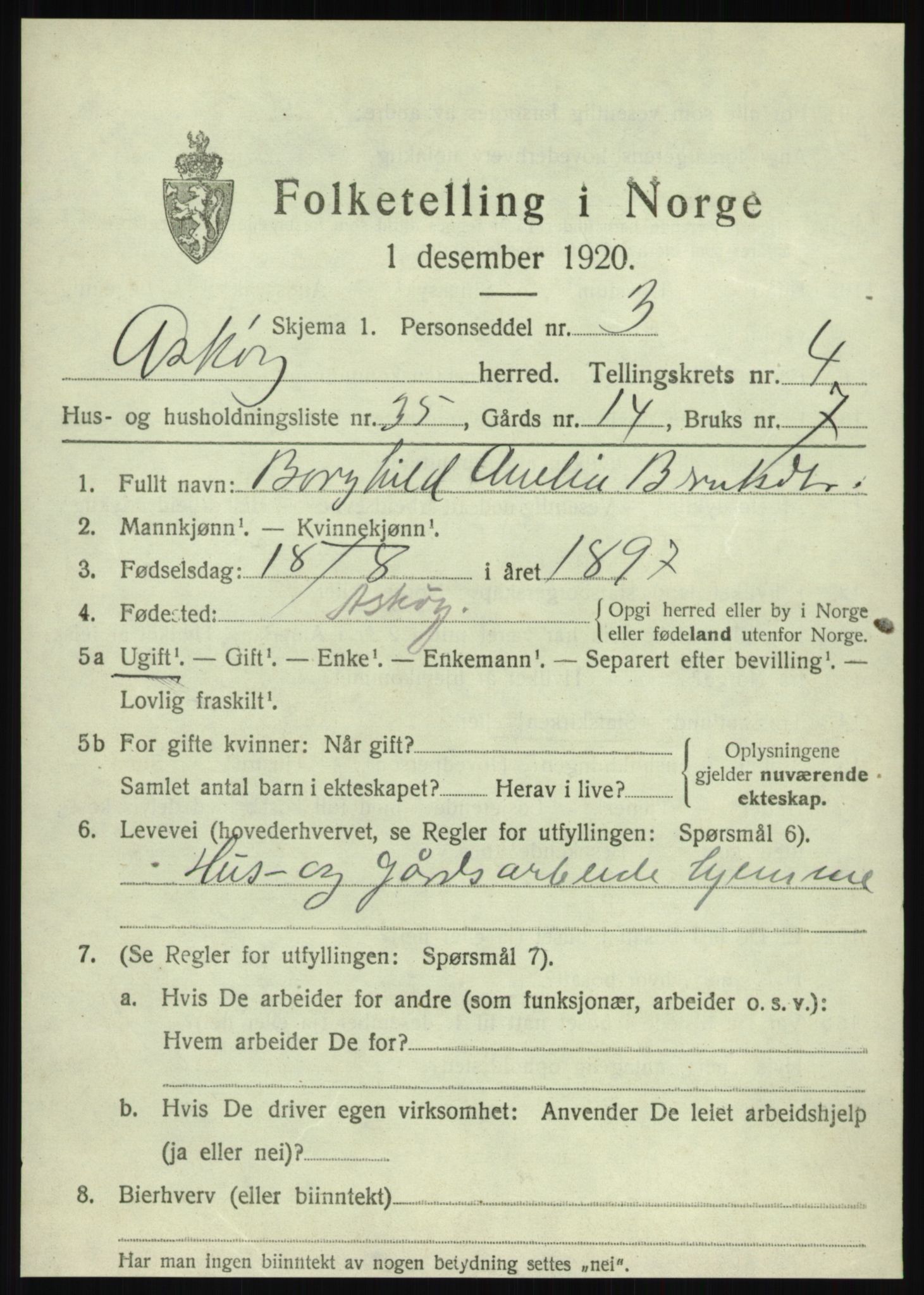 SAB, Folketelling 1920 for 1247 Askøy herred, 1920, s. 8058