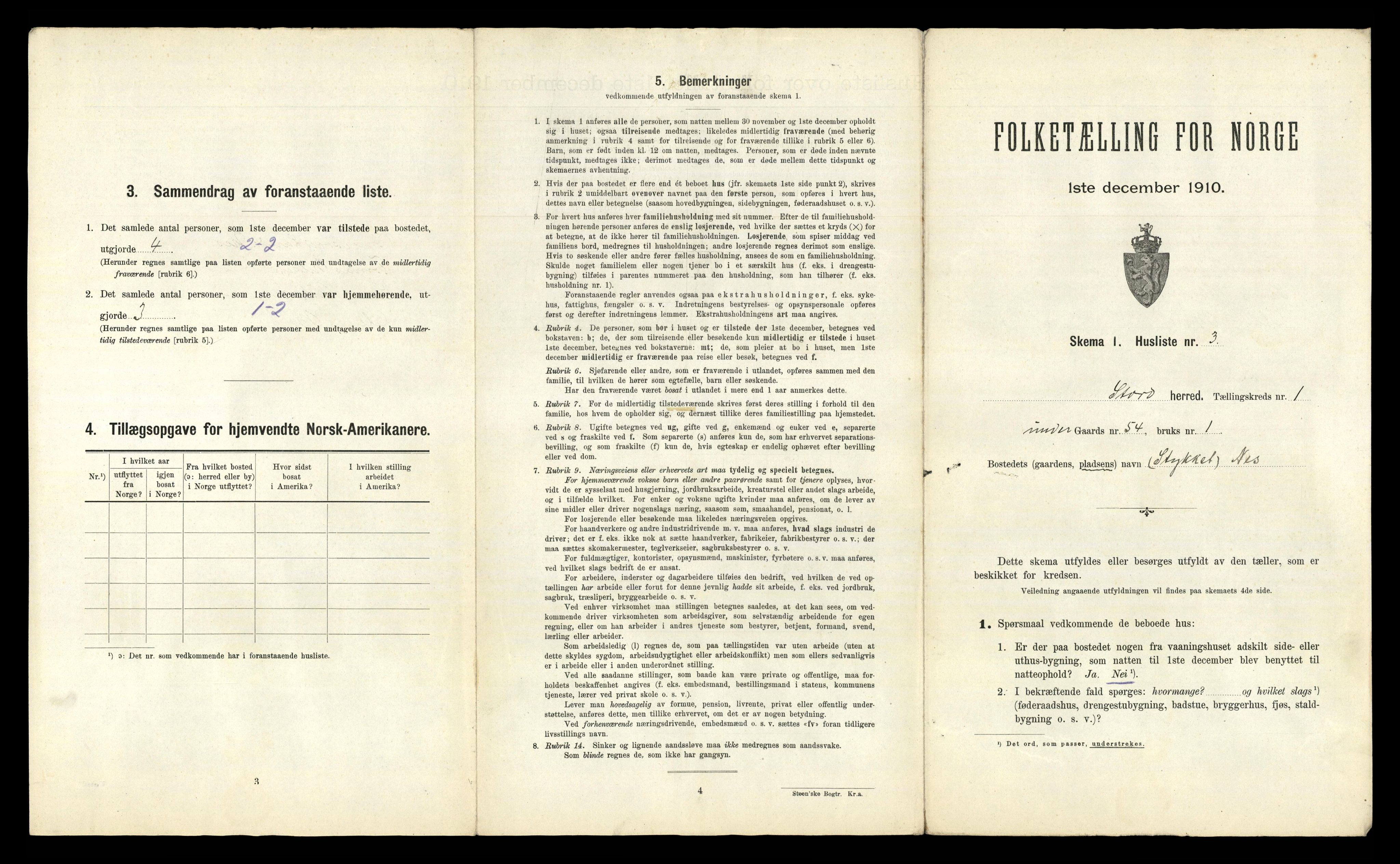 RA, Folketelling 1910 for 1221 Stord herred, 1910, s. 41