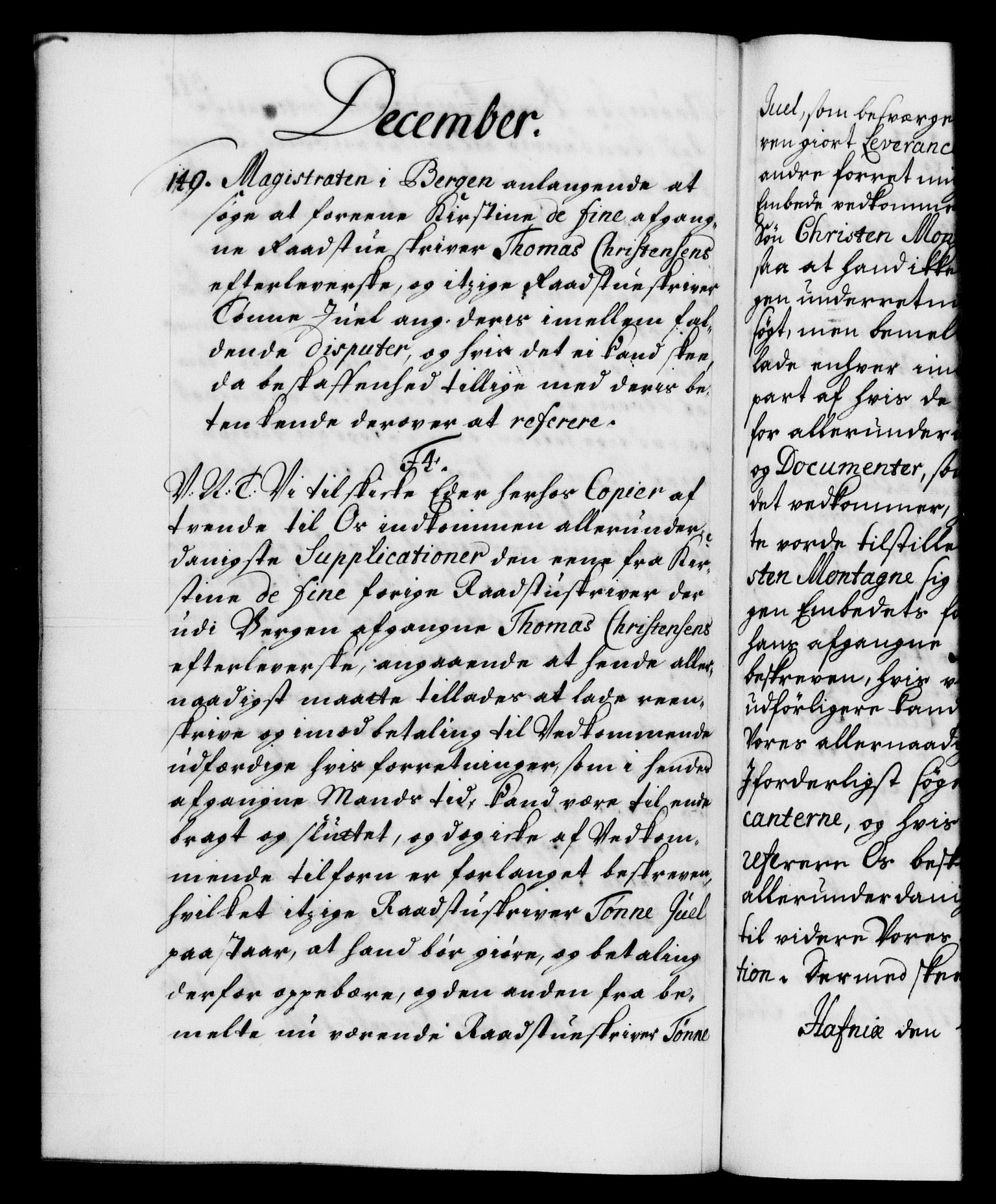 Danske Kanselli 1572-1799, AV/RA-EA-3023/F/Fc/Fca/Fcab/L0020: Norske tegnelser, 1715-1718, s. 311b