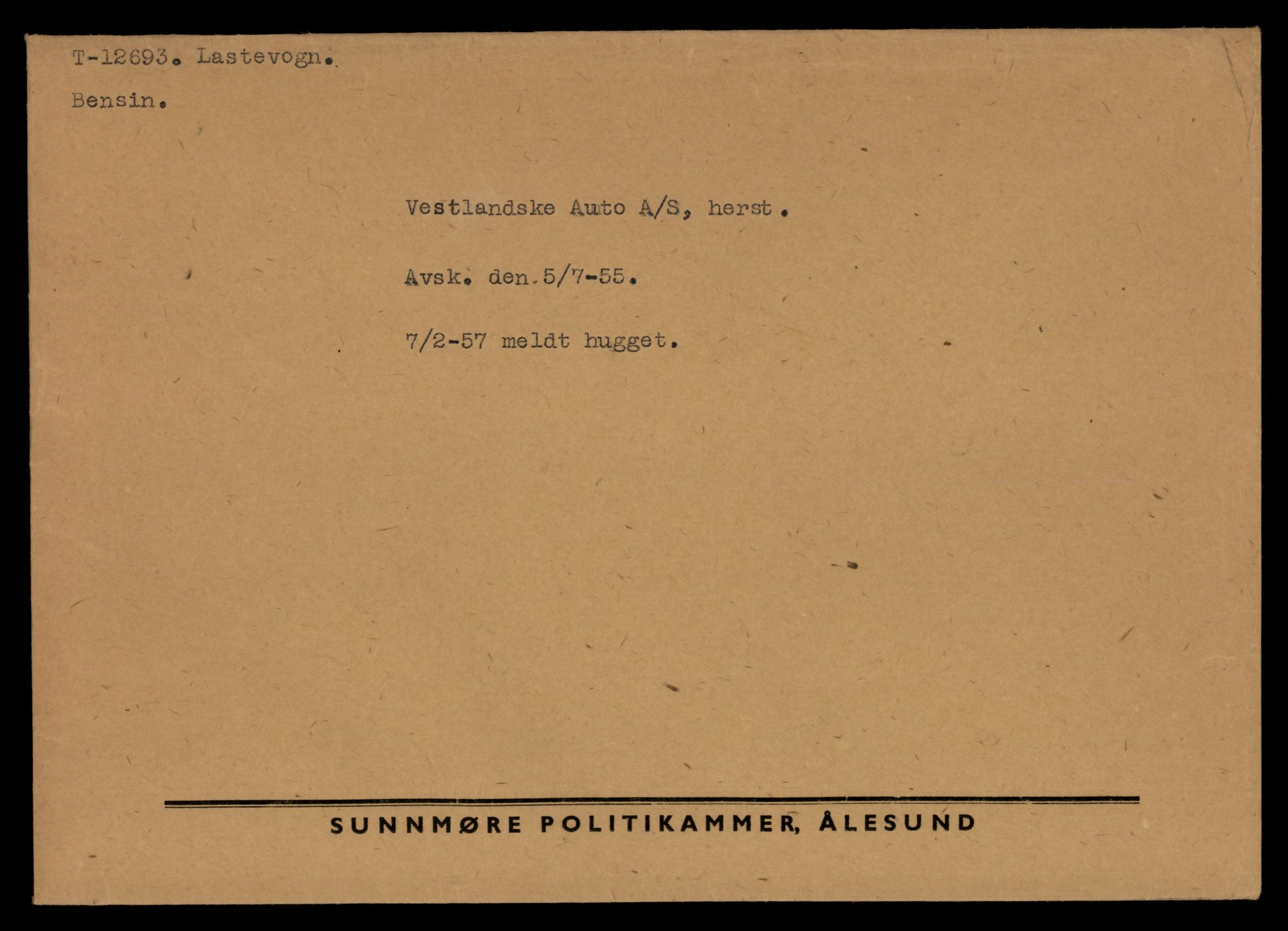 Møre og Romsdal vegkontor - Ålesund trafikkstasjon, AV/SAT-A-4099/F/Fe/L0035: Registreringskort for kjøretøy T 12653 - T 12829, 1927-1998, s. 809