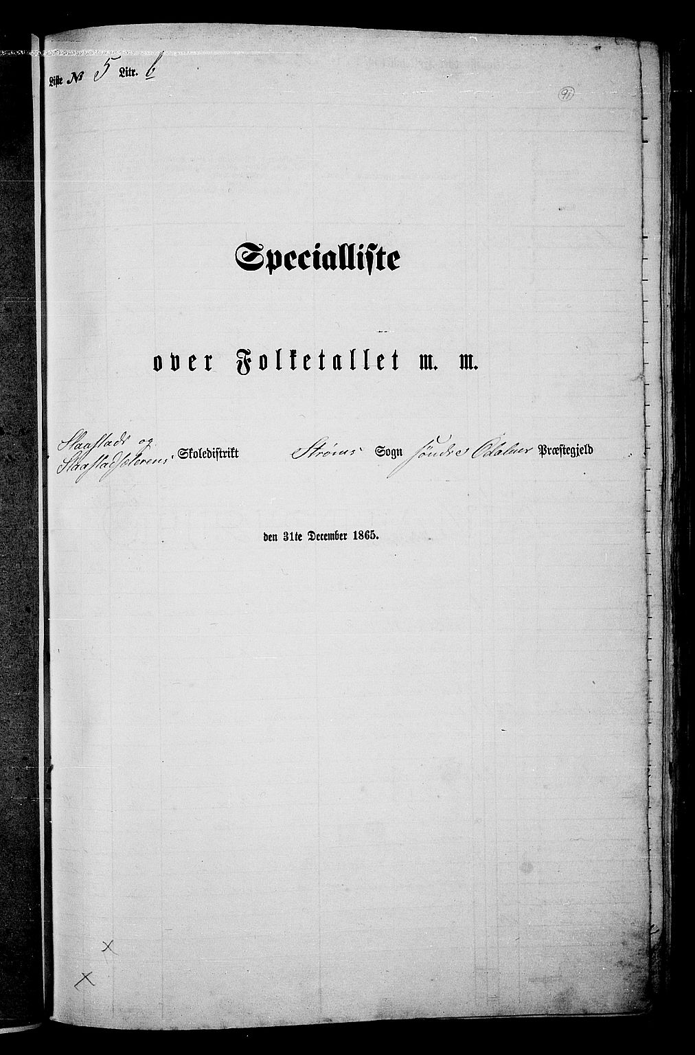 RA, Folketelling 1865 for 0419P Sør-Odal prestegjeld, 1865, s. 81