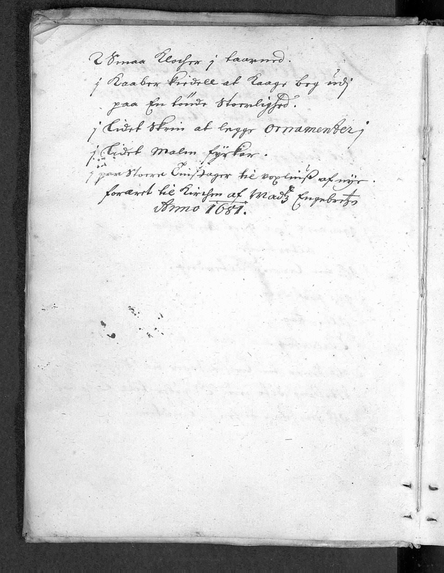 Kirkestoler i Oppland fylke, AV/SAH-KIRKESTOL-002/F/Fb/Fbc/L0002: Kirkestol for Toten, 1682-1722