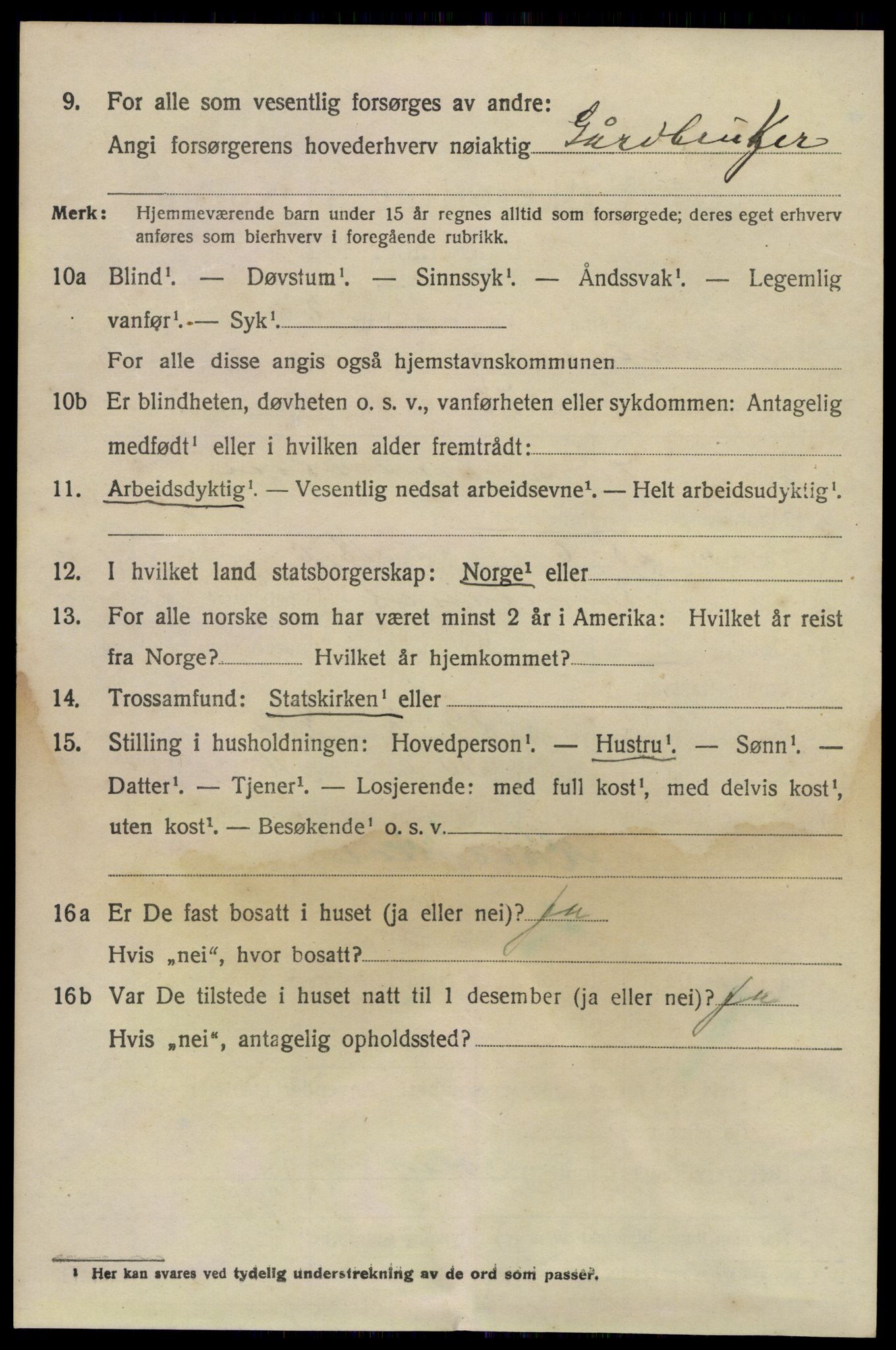 SAKO, Folketelling 1920 for 0726 Brunlanes herred, 1920, s. 9254