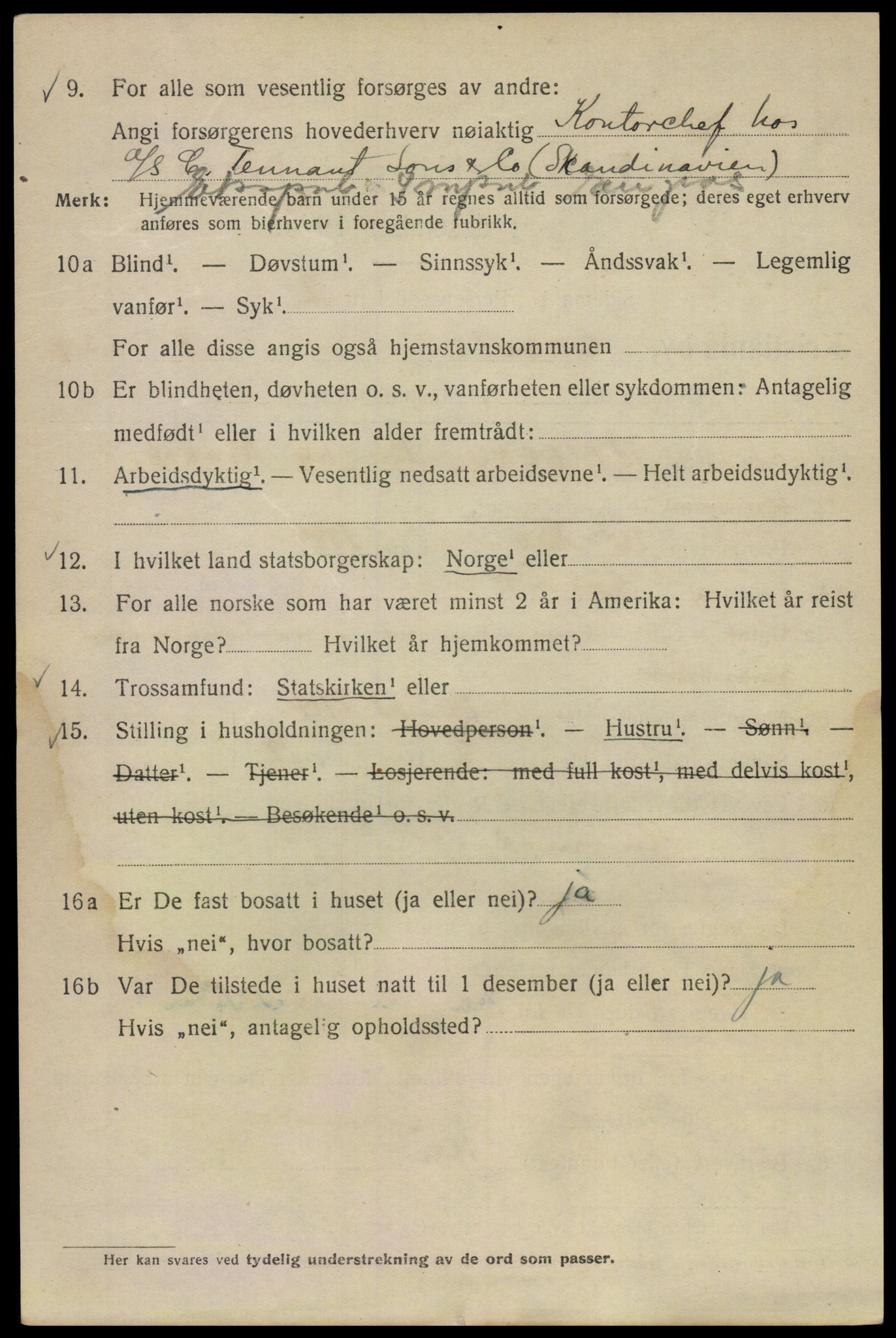 SAO, Folketelling 1920 for 0301 Kristiania kjøpstad, 1920, s. 245670