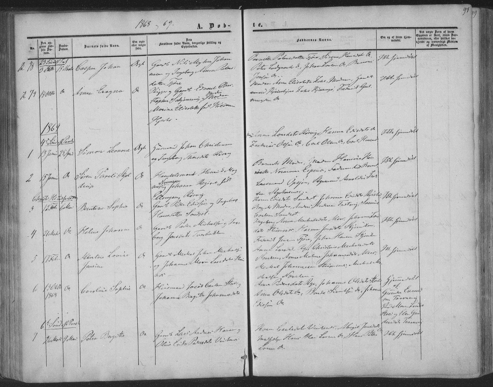 Ministerialprotokoller, klokkerbøker og fødselsregistre - Nordland, AV/SAT-A-1459/853/L0770: Ministerialbok nr. 853A09, 1857-1870, s. 97