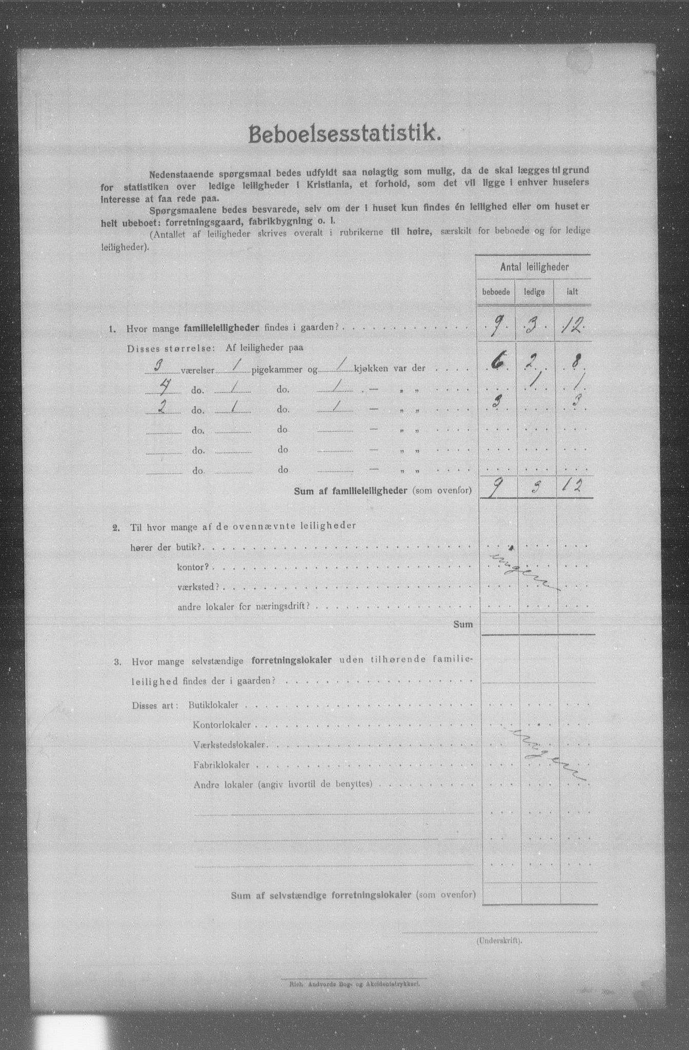 OBA, Kommunal folketelling 31.12.1904 for Kristiania kjøpstad, 1904, s. 17488