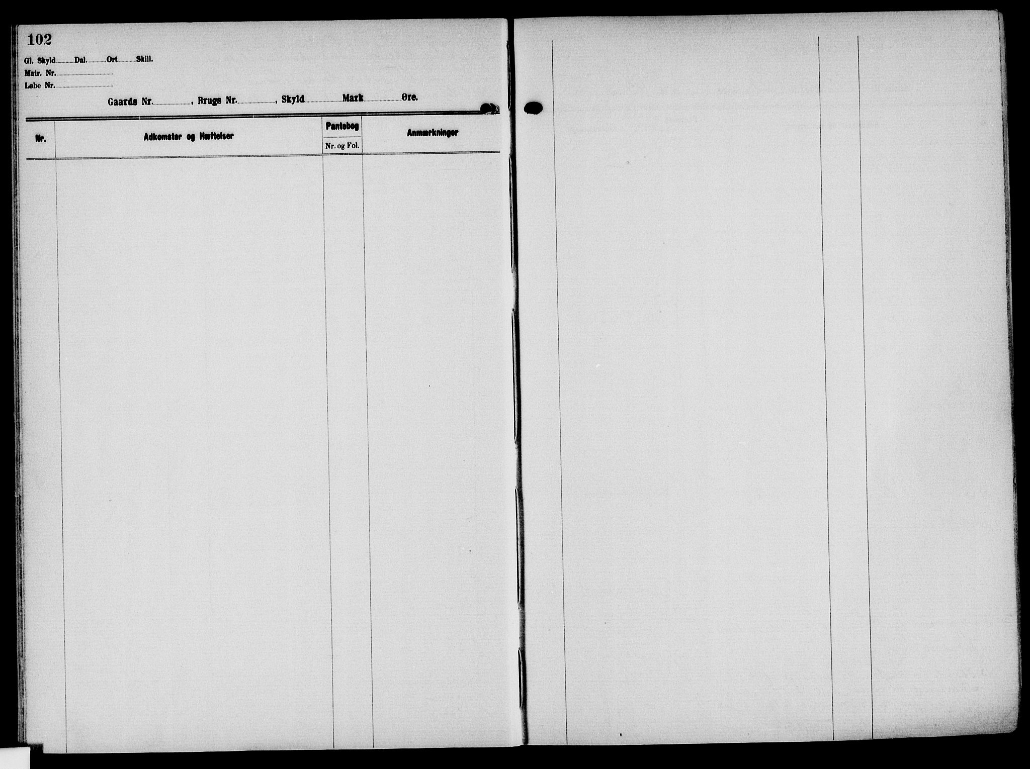 Solør tingrett, AV/SAH-TING-008/H/Ha/Hak/L0002: Panteregister nr. II, 1900-1935, s. 102