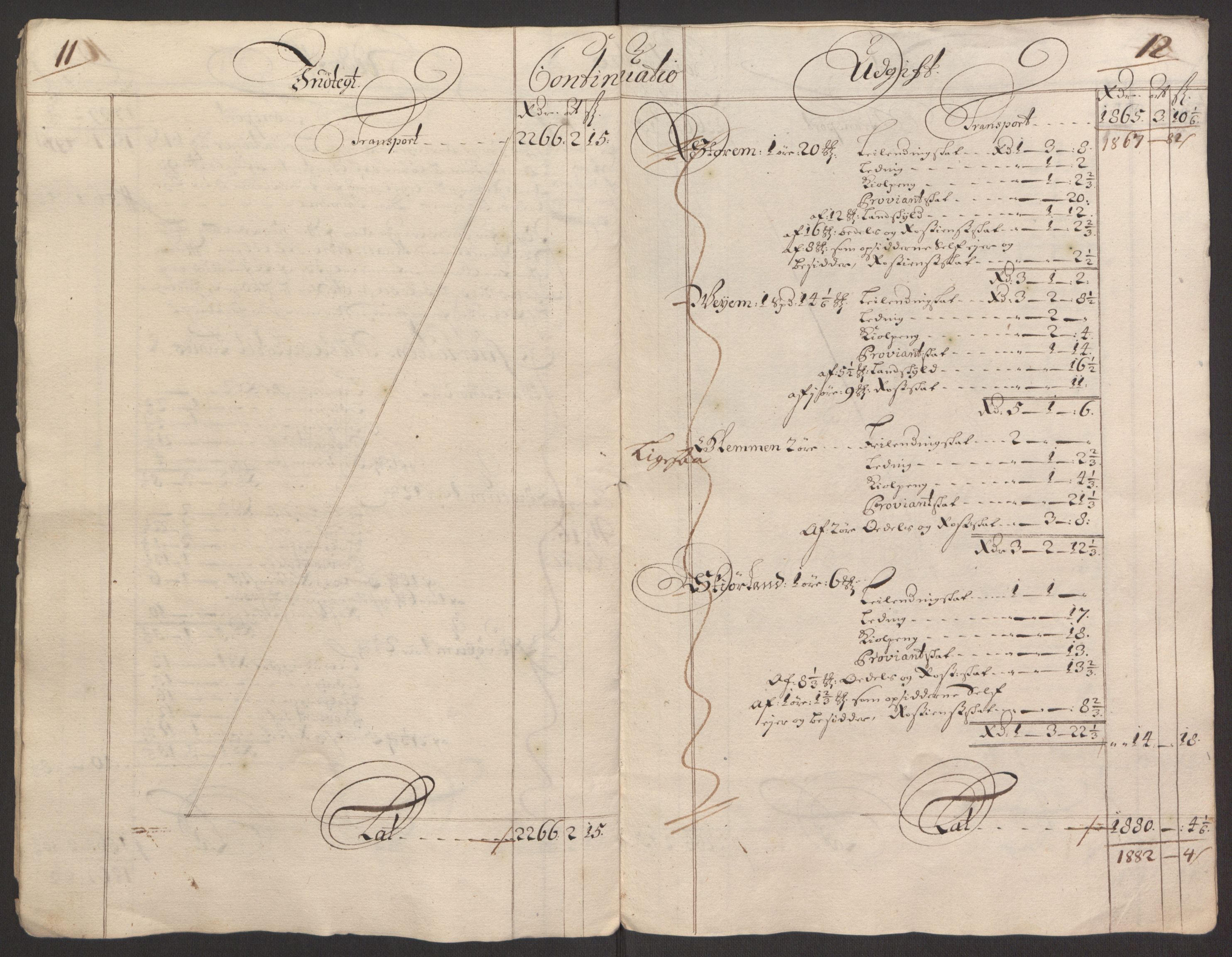 Rentekammeret inntil 1814, Reviderte regnskaper, Fogderegnskap, AV/RA-EA-4092/R64/L4424: Fogderegnskap Namdal, 1692-1695, s. 338