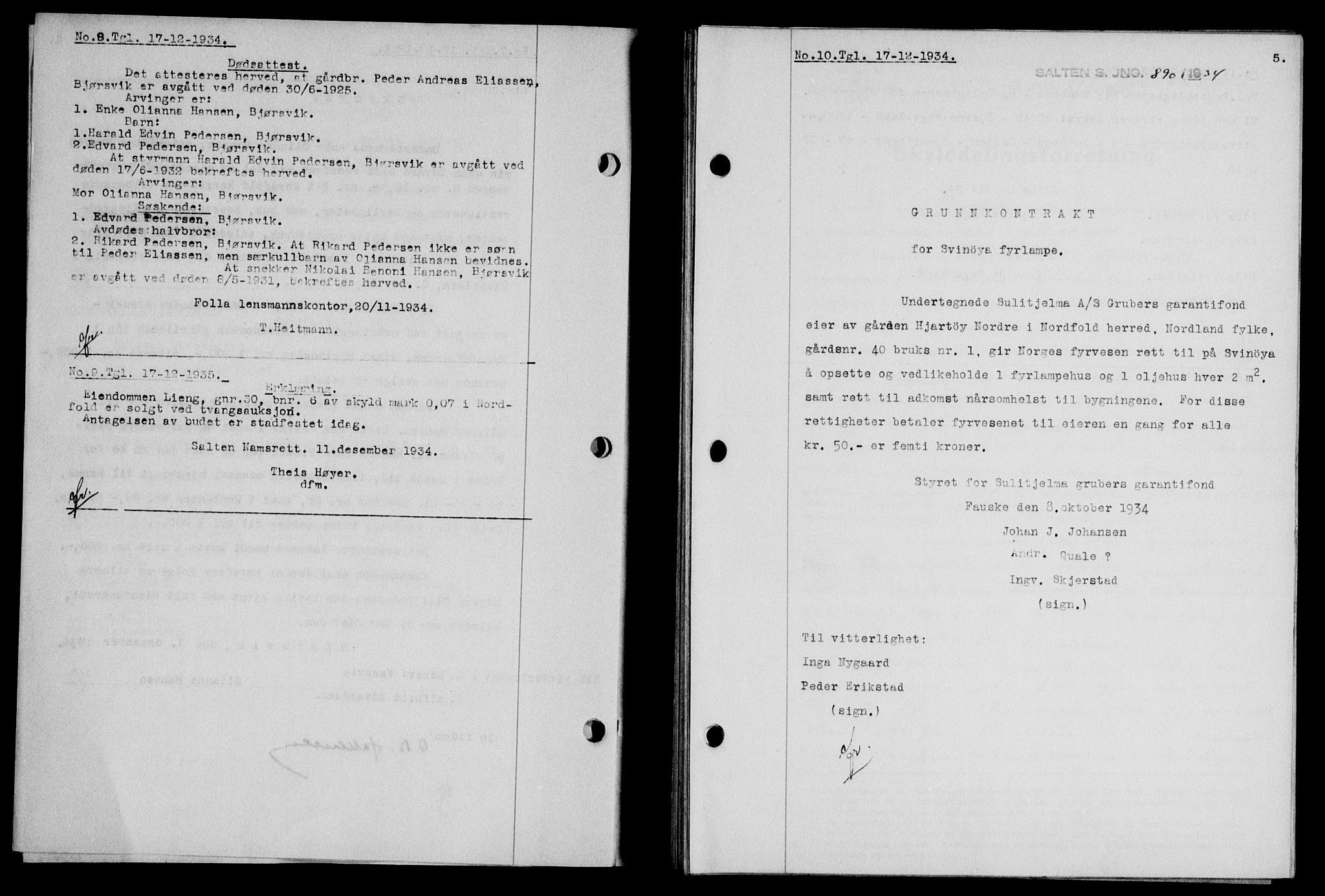 Salten sorenskriveri, AV/SAT-A-4578/1/2/2C/L0066: Pantebok nr. 56, 1934-1935, Tingl.dato: 17.12.1934