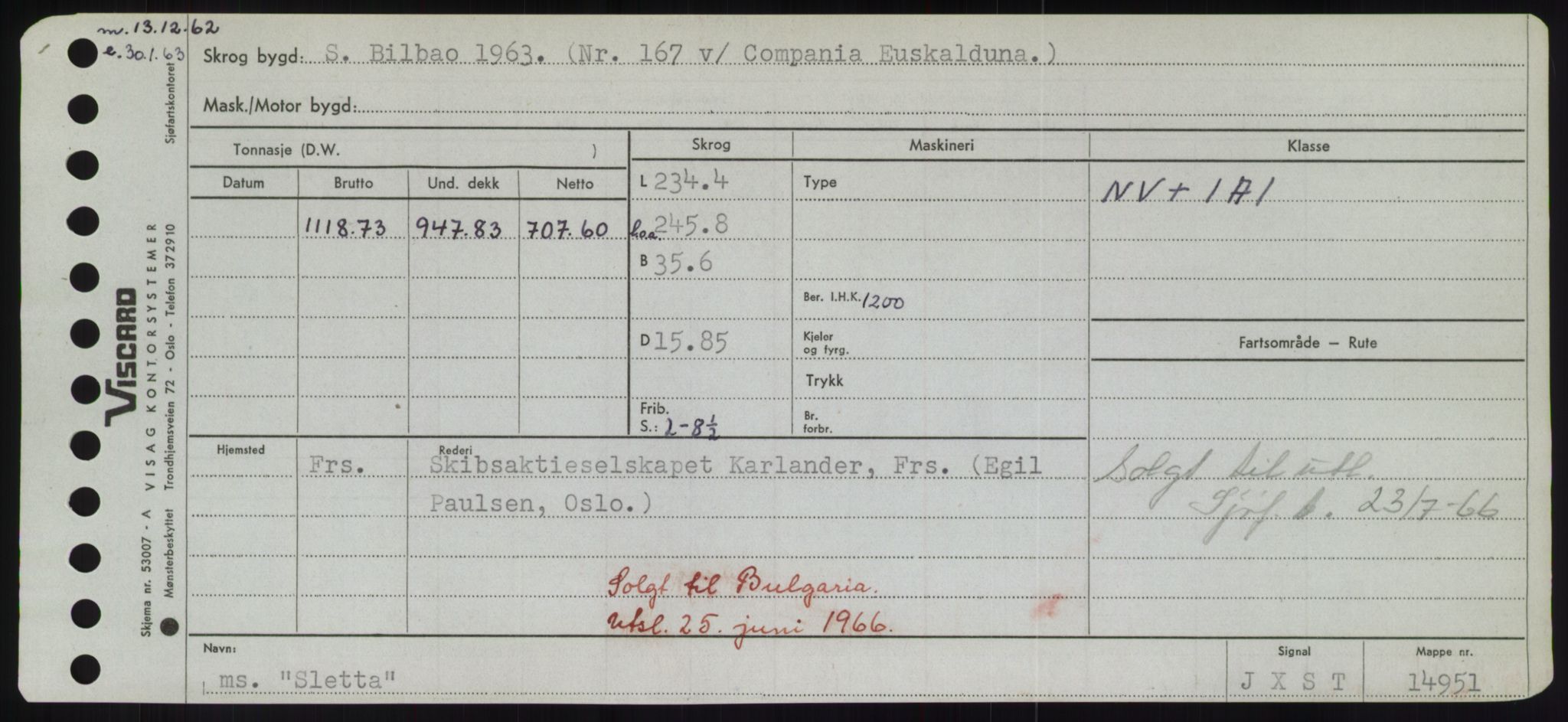 Sjøfartsdirektoratet med forløpere, Skipsmålingen, RA/S-1627/H/Hd/L0034: Fartøy, Sk-Slå, s. 443