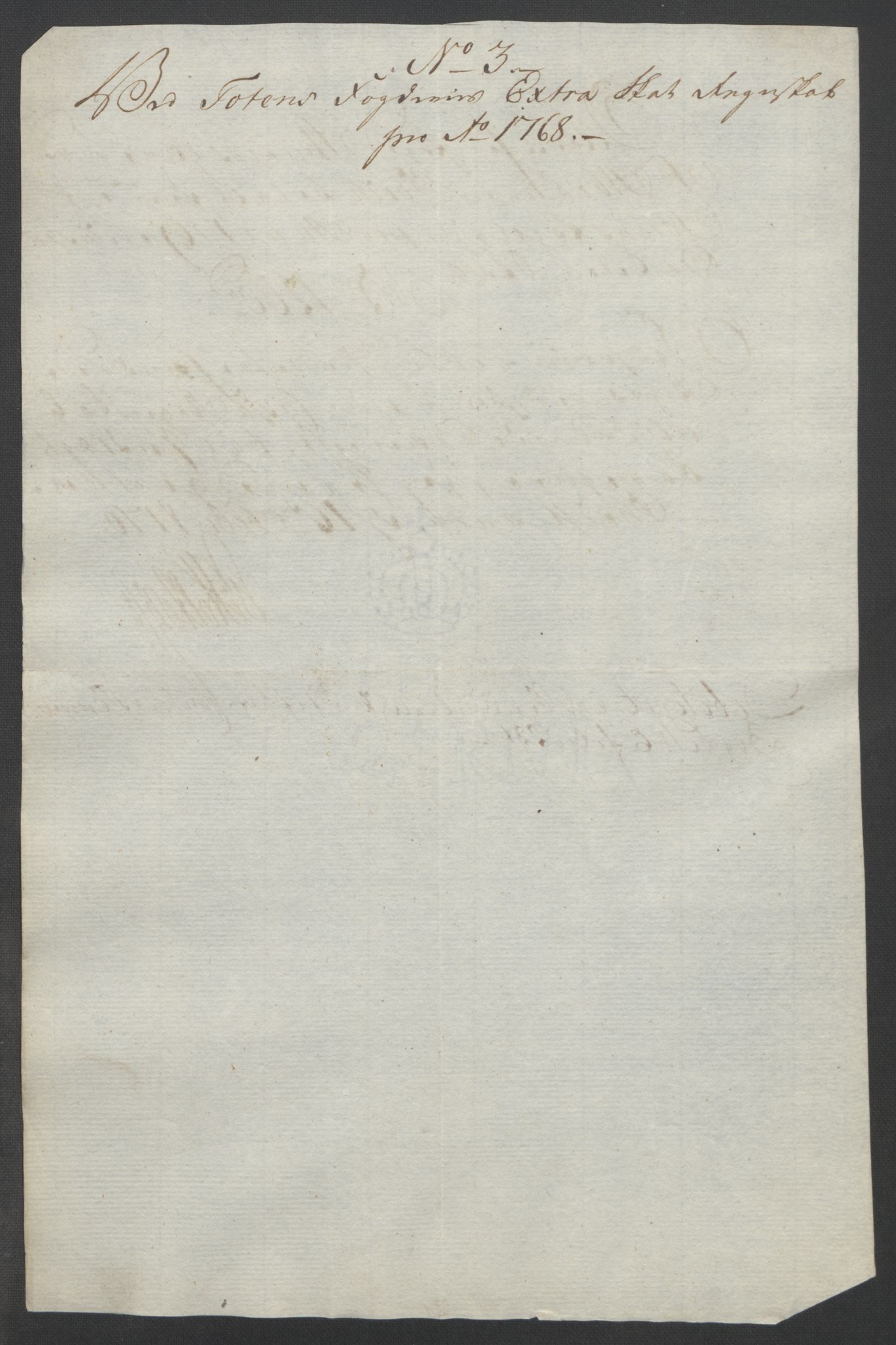 Rentekammeret inntil 1814, Reviderte regnskaper, Fogderegnskap, AV/RA-EA-4092/R19/L1399: Fogderegnskap Toten, Hadeland og Vardal, 1762-1783, s. 172