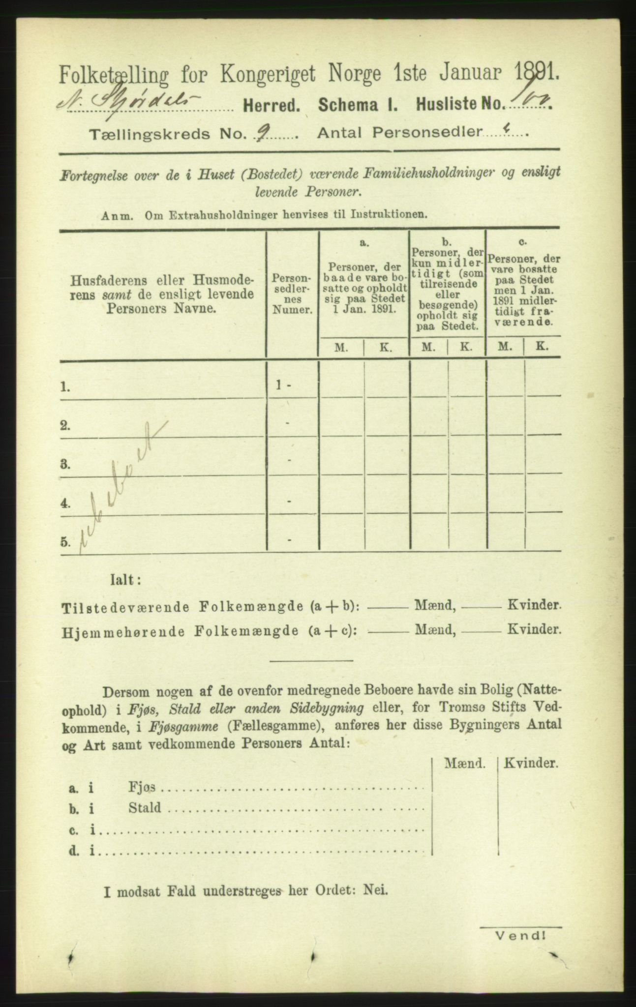 RA, Folketelling 1891 for 1714 Nedre Stjørdal herred, 1891, s. 4832