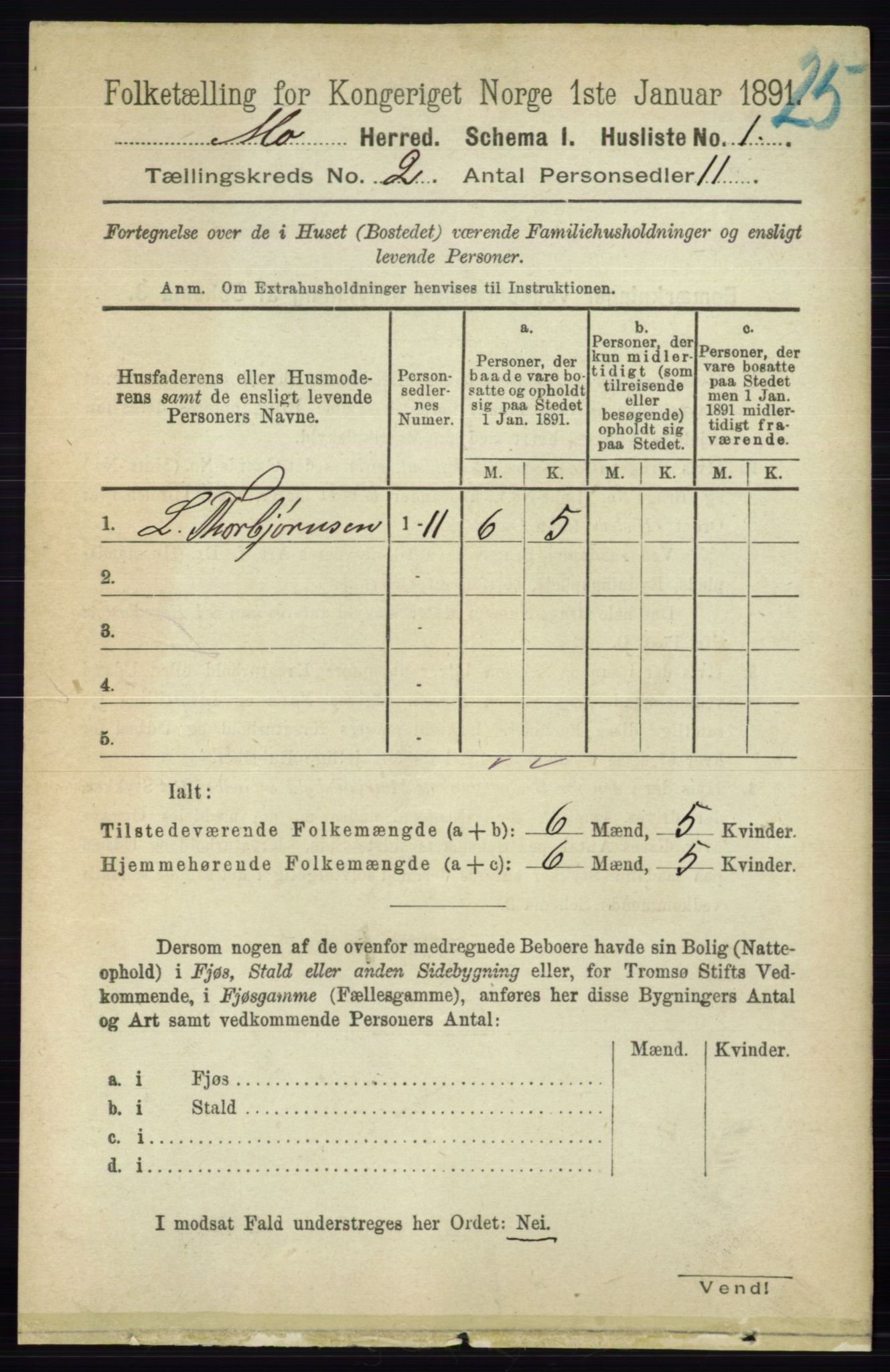 RA, Folketelling 1891 for 0832 Mo herred, 1891, s. 506