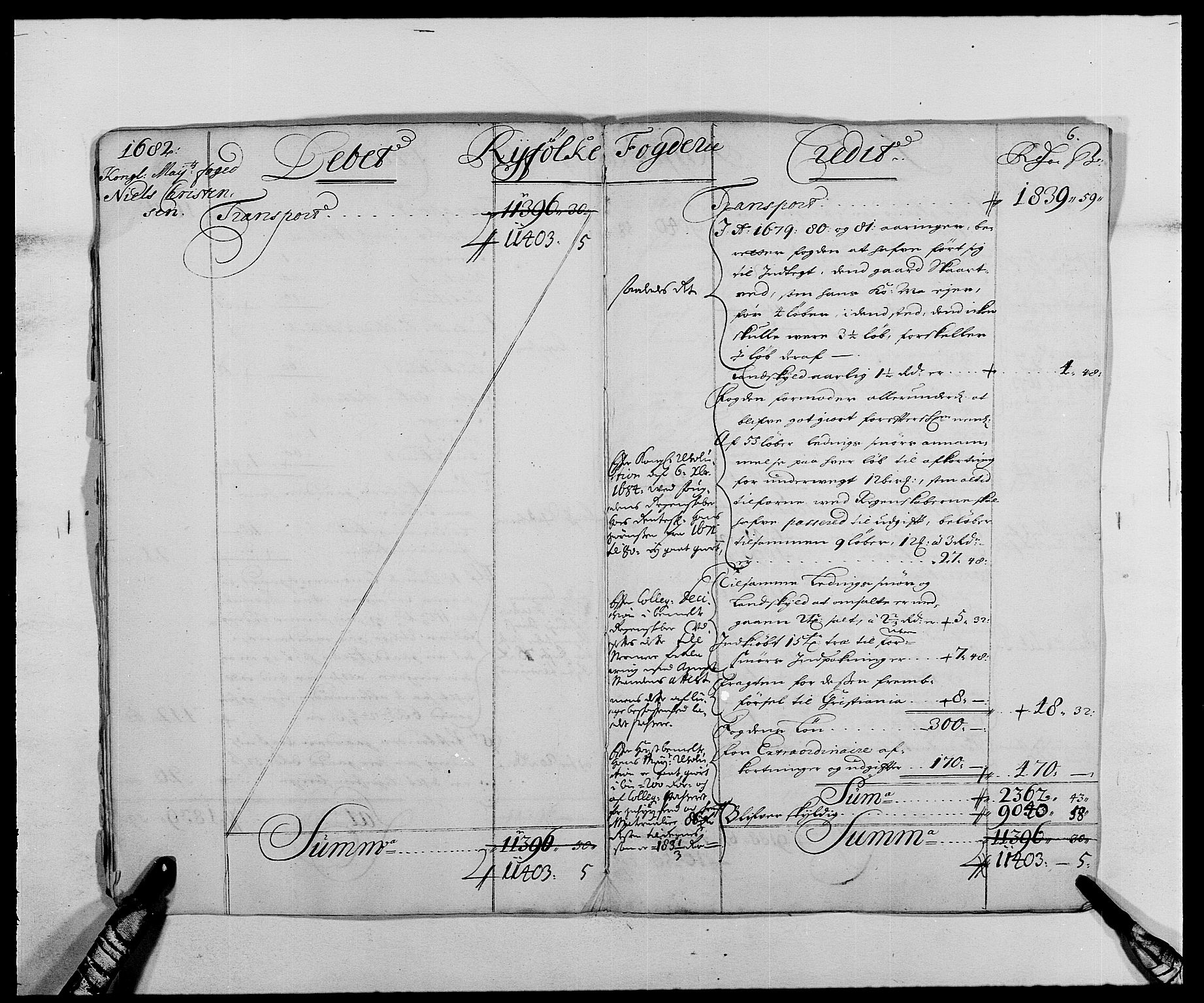 Rentekammeret inntil 1814, Reviderte regnskaper, Fogderegnskap, AV/RA-EA-4092/R47/L2853: Fogderegnskap Ryfylke, 1682-1683, s. 7