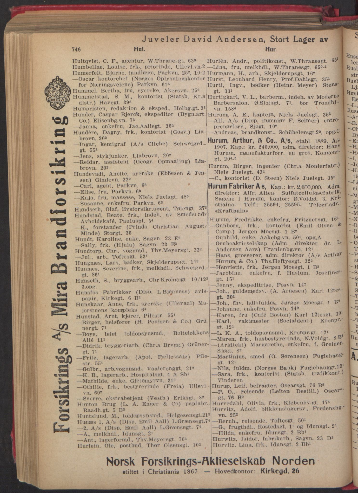 Kristiania/Oslo adressebok, PUBL/-, 1918, s. 771