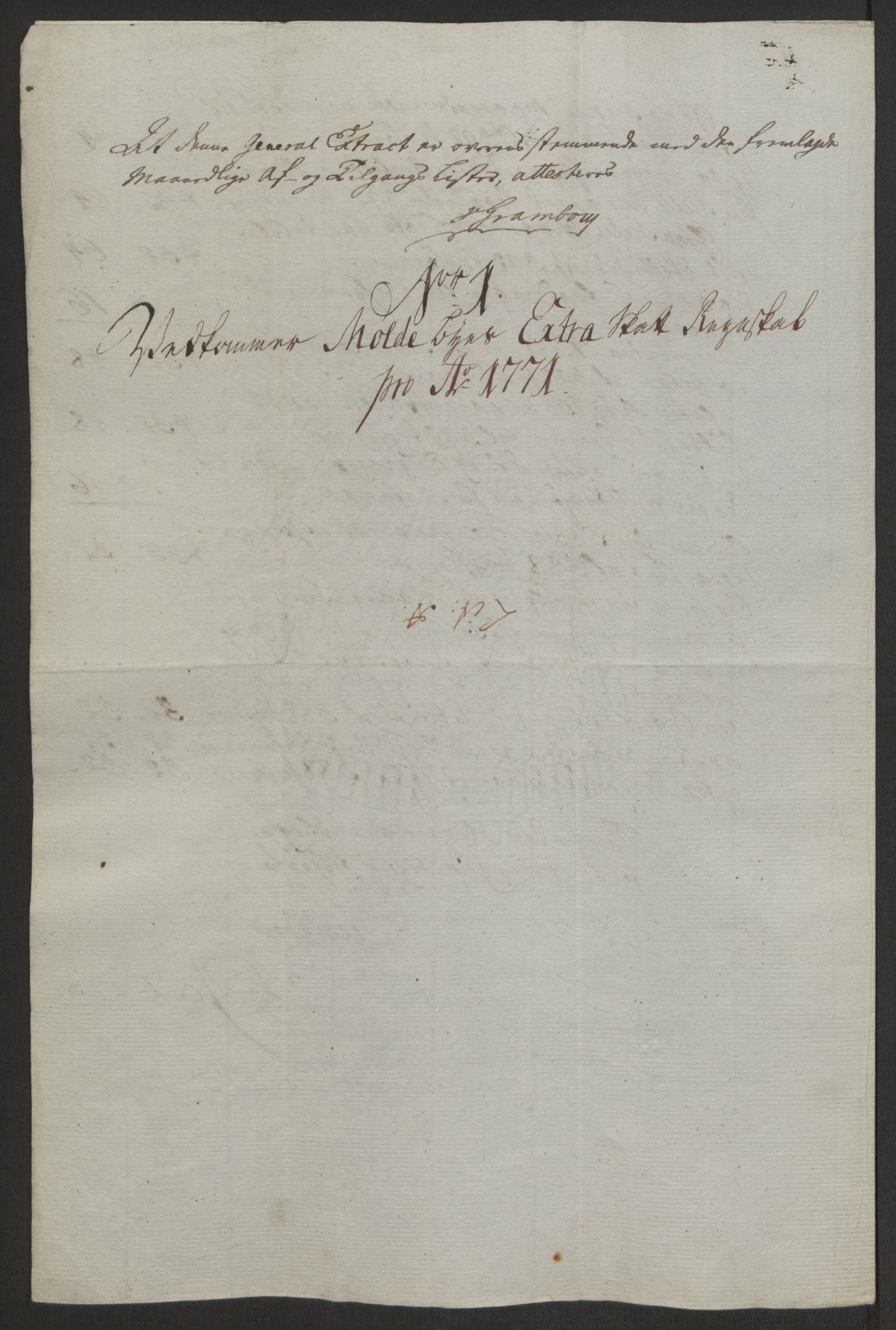 Rentekammeret inntil 1814, Reviderte regnskaper, Byregnskaper, RA/EA-4066/R/Rq/L0487/0004: [Q1] Kontribusjonsregnskap / Ekstraskatt, 1762-1772, s. 206