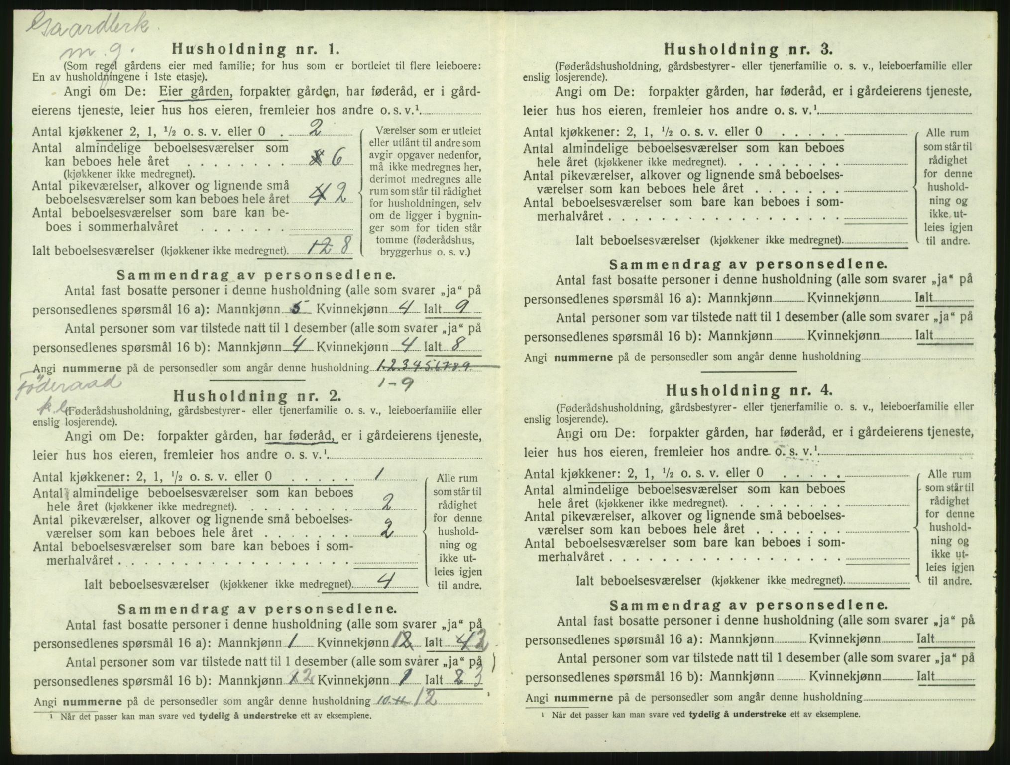 SAT, Folketelling 1920 for 1560 Tingvoll herred, 1920, s. 701