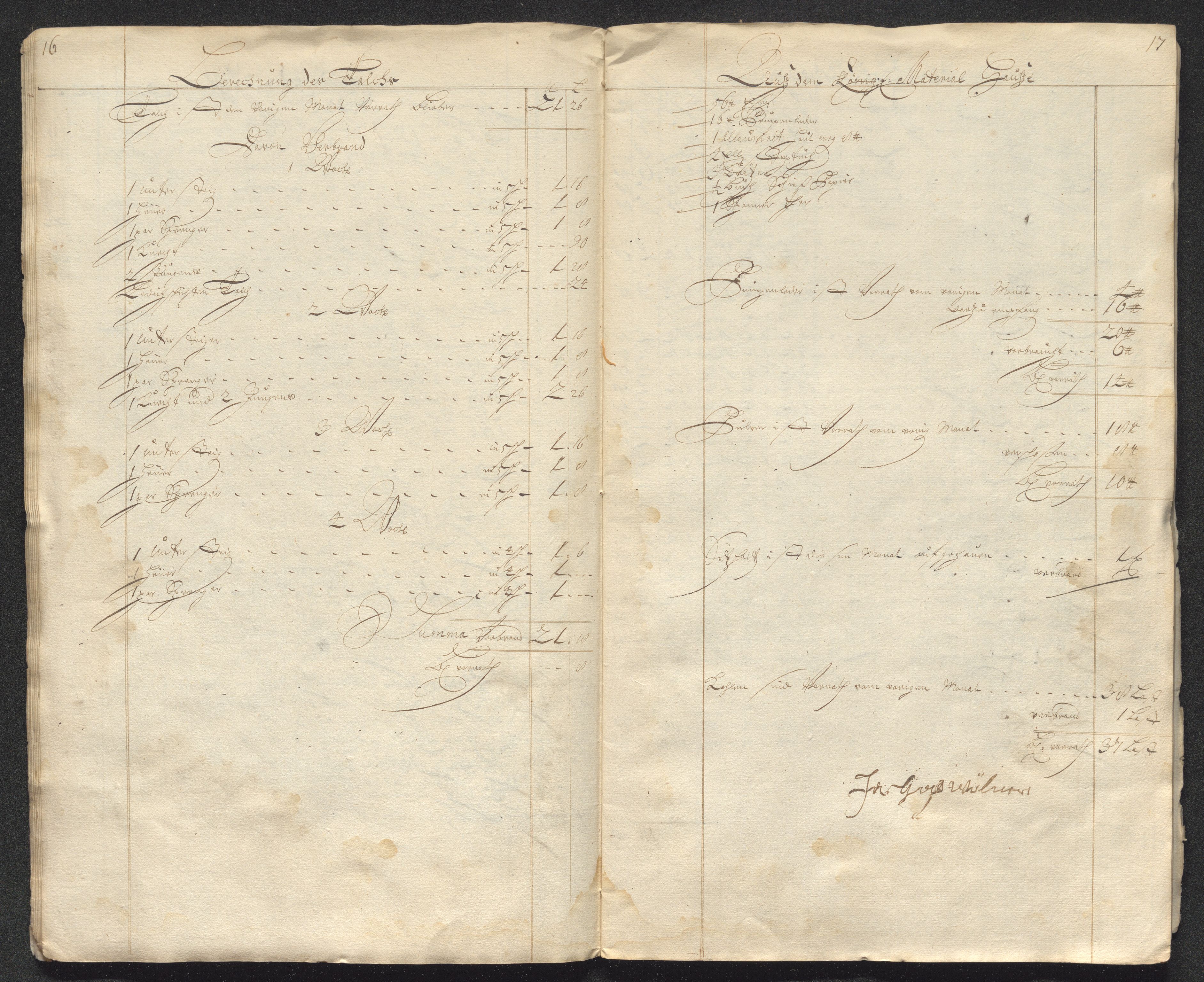 Kongsberg Sølvverk 1623-1816, AV/SAKO-EA-3135/001/D/Dc/Dcd/L0098: Utgiftsregnskap for gruver m.m. , 1710, s. 370