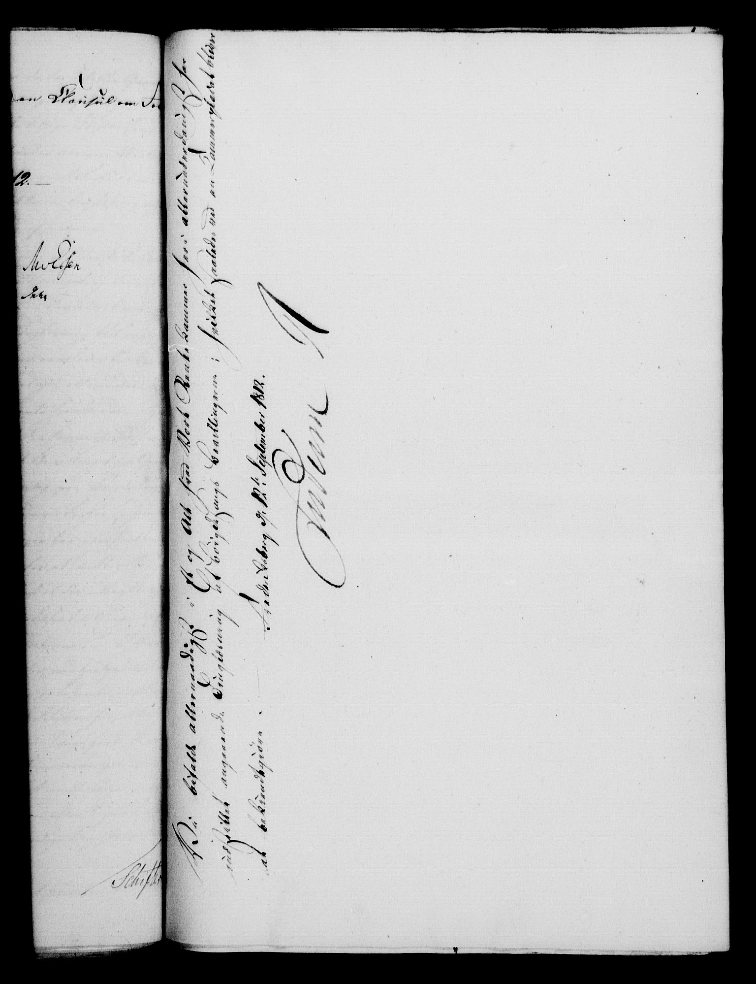 Rentekammeret, Kammerkanselliet, RA/EA-3111/G/Gf/Gfa/L0094: Norsk relasjons- og resolusjonsprotokoll (merket RK 52.94), 1812, s. 457
