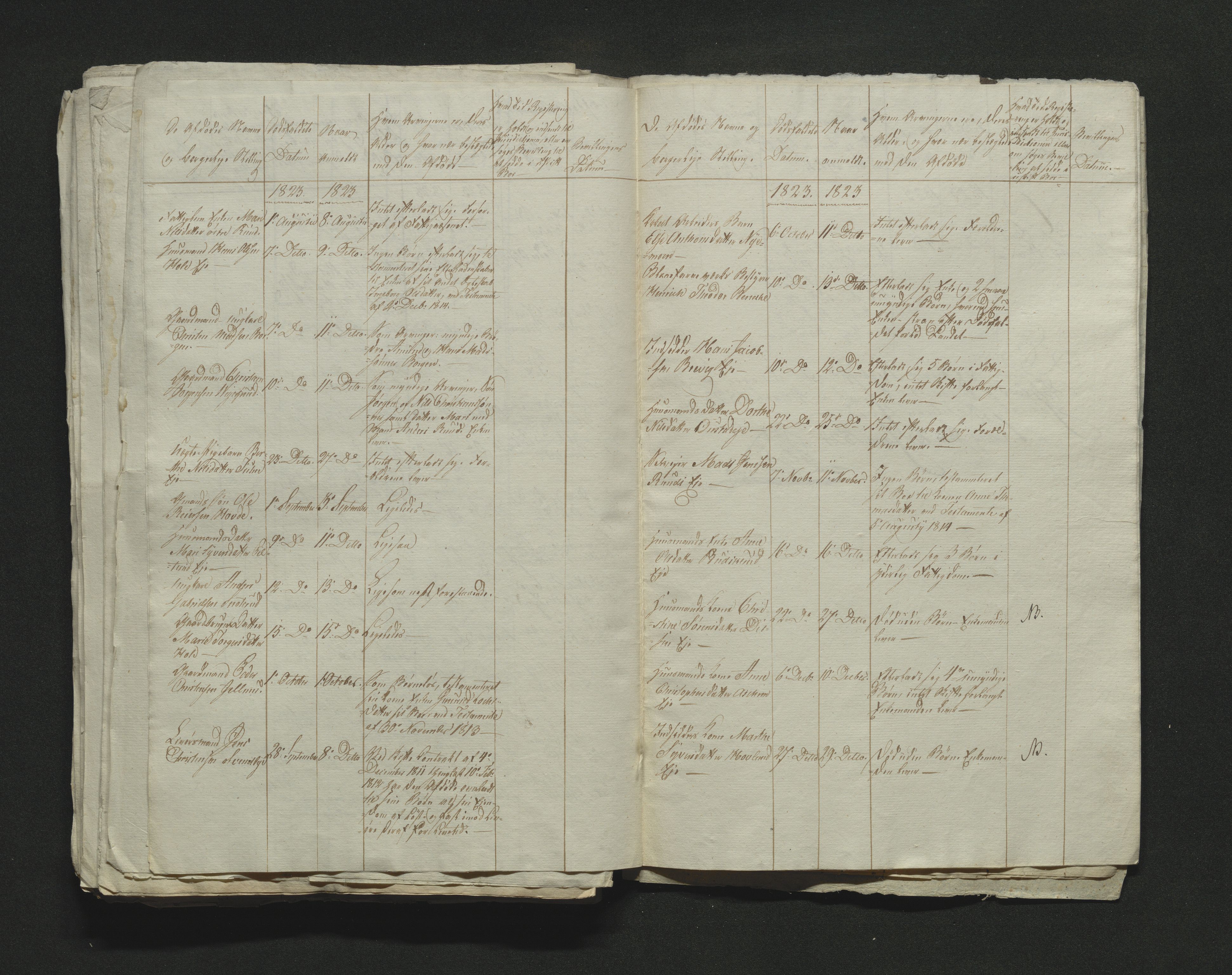 Eiker, Modum og Sigdal sorenskriveri, AV/SAKO-A-123/H/Ha/Hab/L0002: Dødsfallsmeldinger, 1823-1829, s. 90