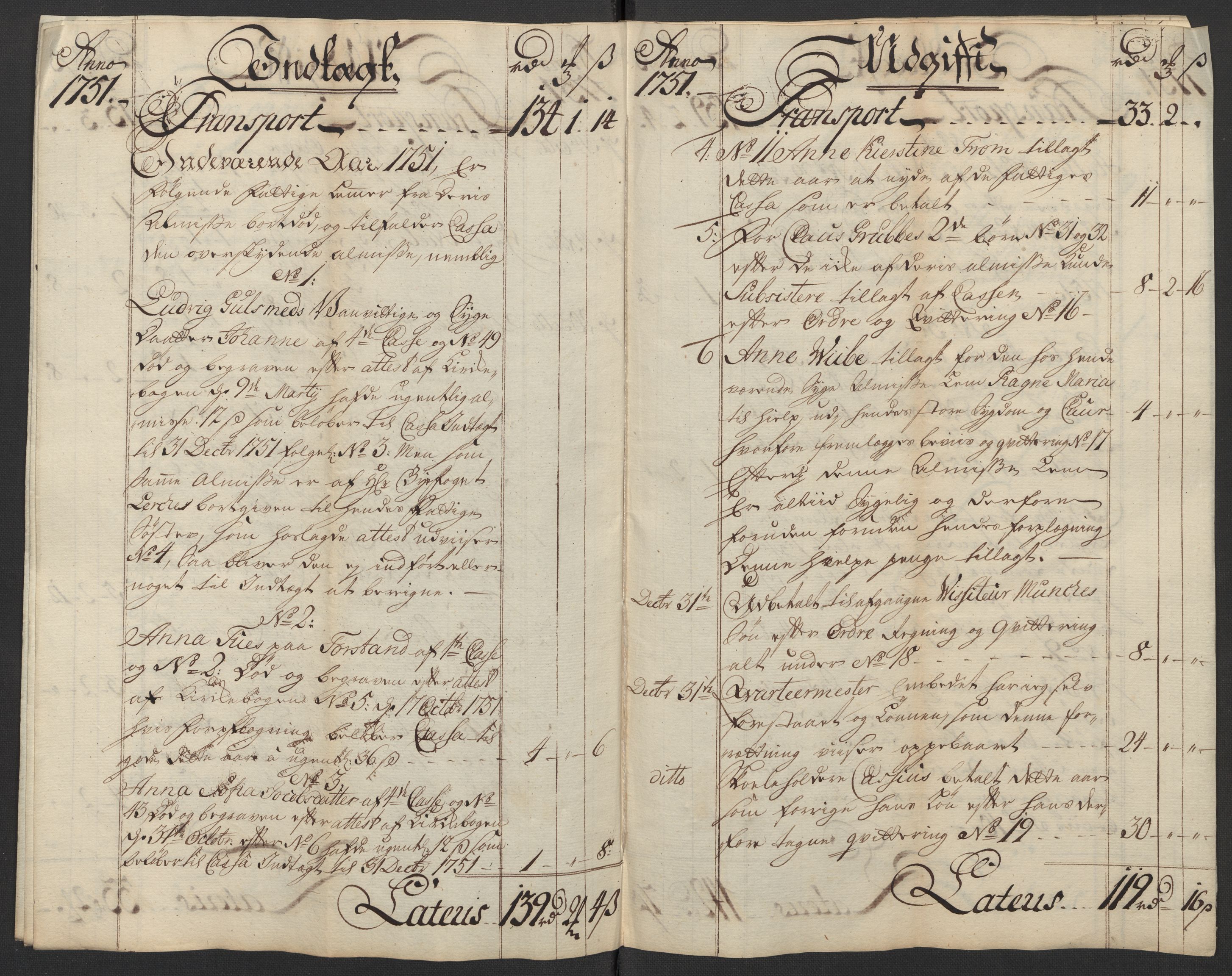 Kristiania tukthus, AV/SAO-A-10644/A/Ad/Adb/L0011: Innkomne skriv, rapporter og regnskap, 1742-1783, s. 71