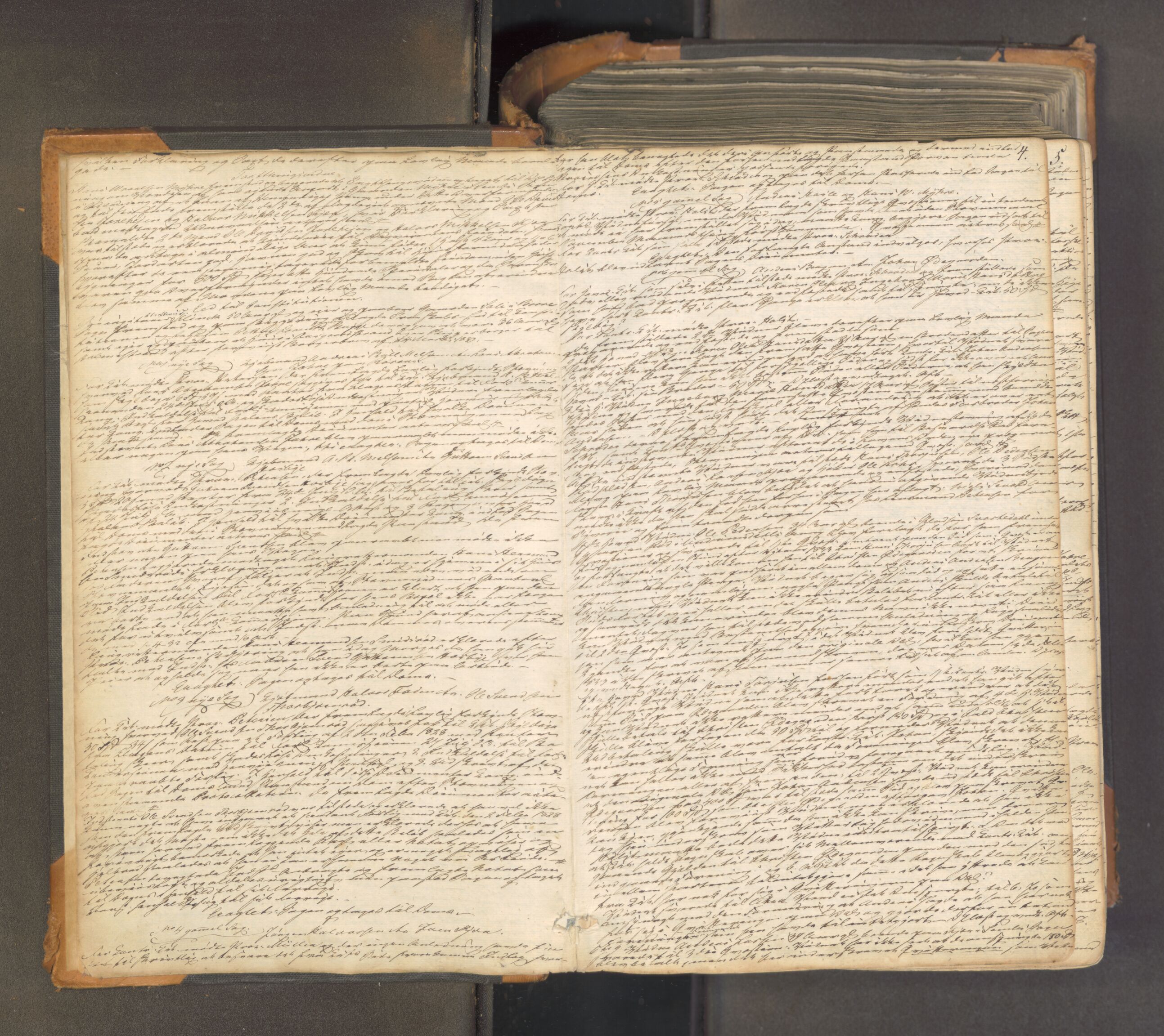 Søndre Jarlsberg sorenskriveri, AV/SAKO-A-129/F/Fa/L0033: Tingbok, 1837-1845, s. 3b-4a