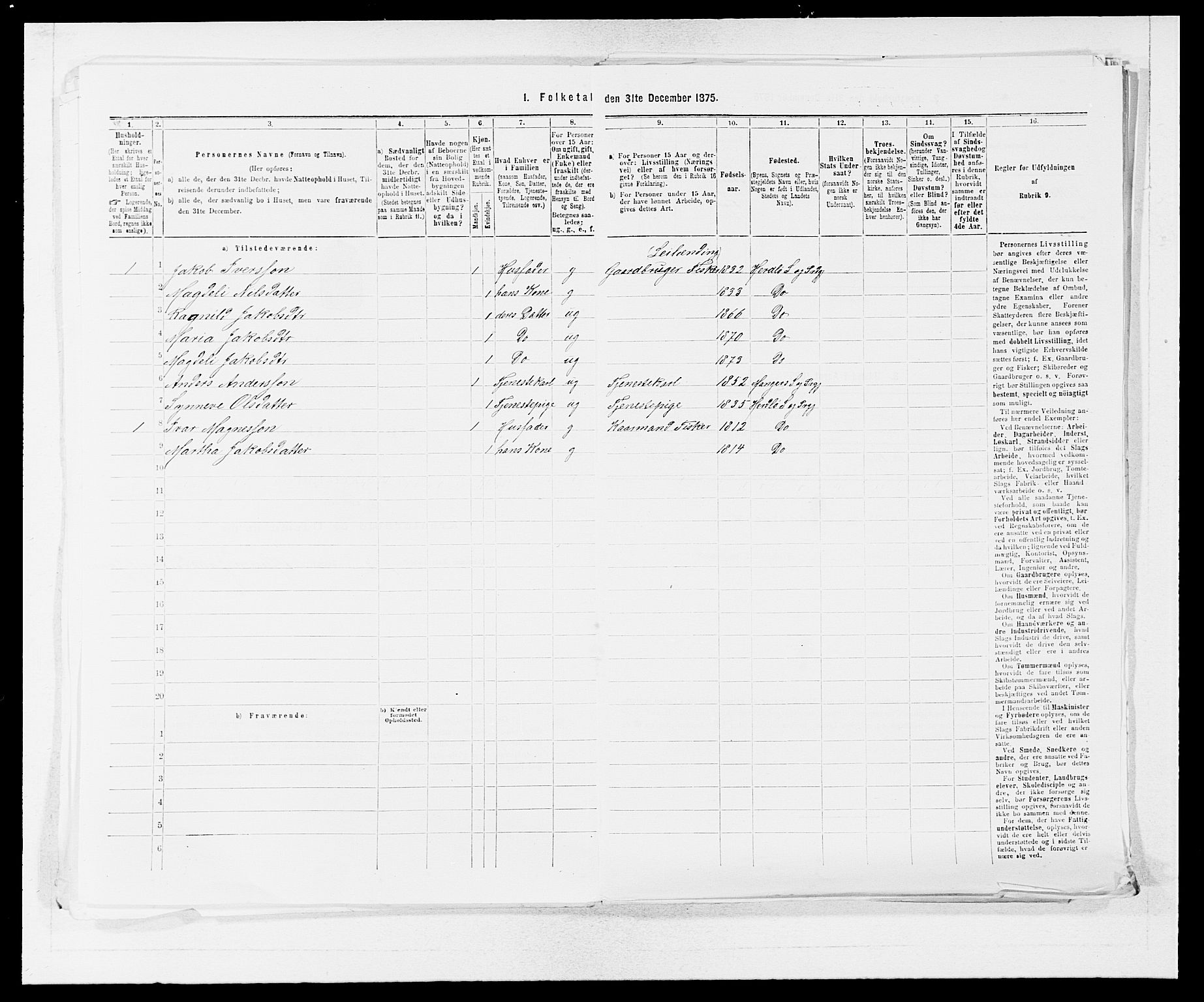 SAB, Folketelling 1875 for 1258P Herdla prestegjeld, 1875, s. 762