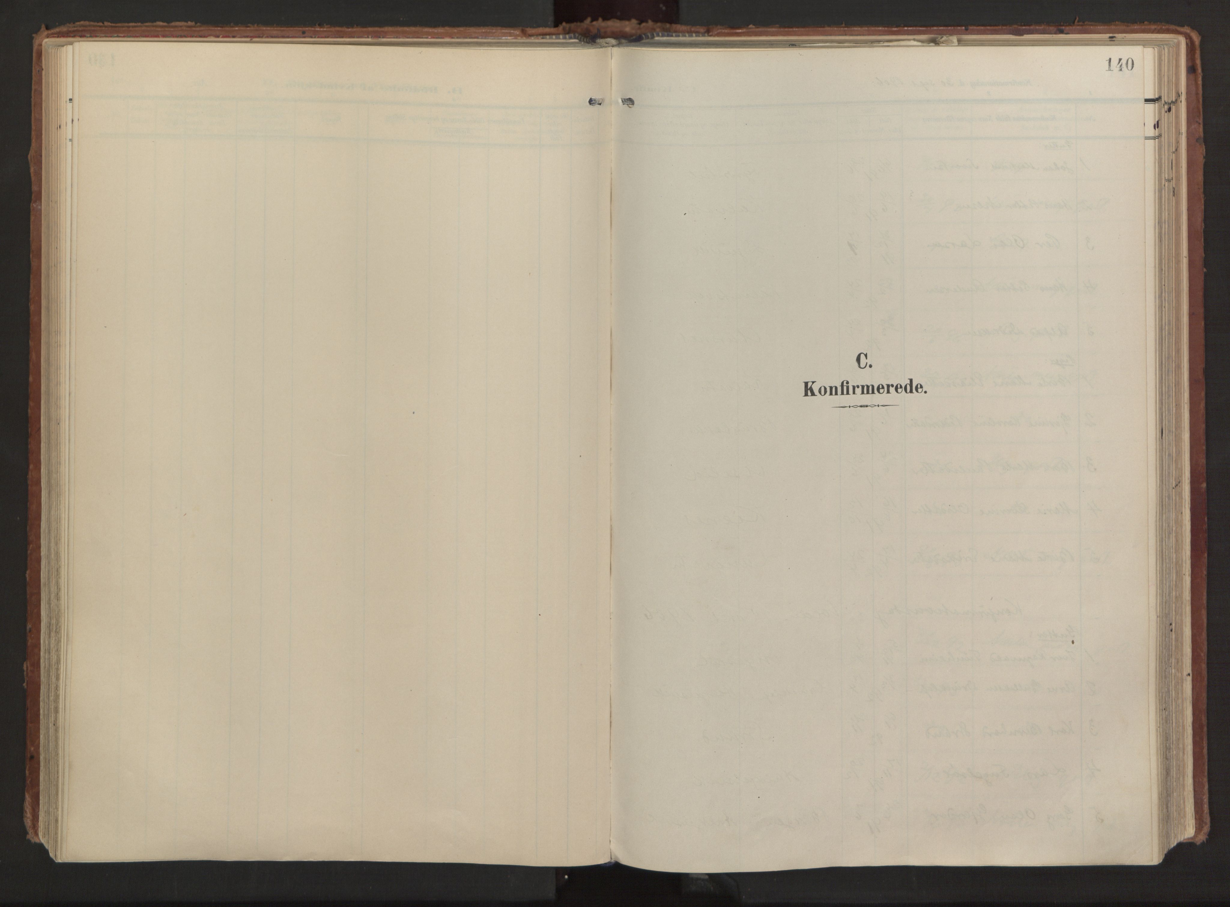 Ministerialprotokoller, klokkerbøker og fødselsregistre - Møre og Romsdal, AV/SAT-A-1454/511/L0144: Ministerialbok nr. 511A11, 1906-1923, s. 140