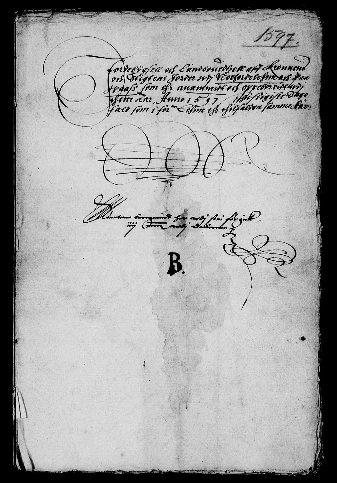 Rentekammeret inntil 1814, Reviderte regnskaper, Lensregnskaper, AV/RA-EA-5023/R/Rb/Rbt/L0002: Bergenhus len, 1597-1599