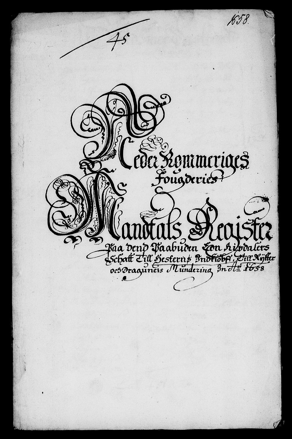 Rentekammeret inntil 1814, Reviderte regnskaper, Lensregnskaper, AV/RA-EA-5023/R/Rb/Rba/L0249: Akershus len, 1658-1659