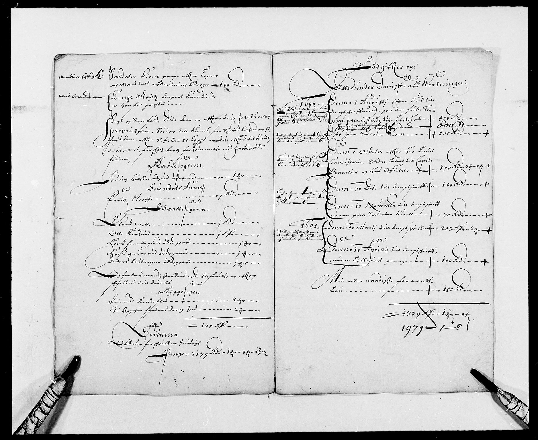 Rentekammeret inntil 1814, Reviderte regnskaper, Fogderegnskap, AV/RA-EA-4092/R02/L0101: Fogderegnskap Moss og Verne kloster, 1680, s. 4