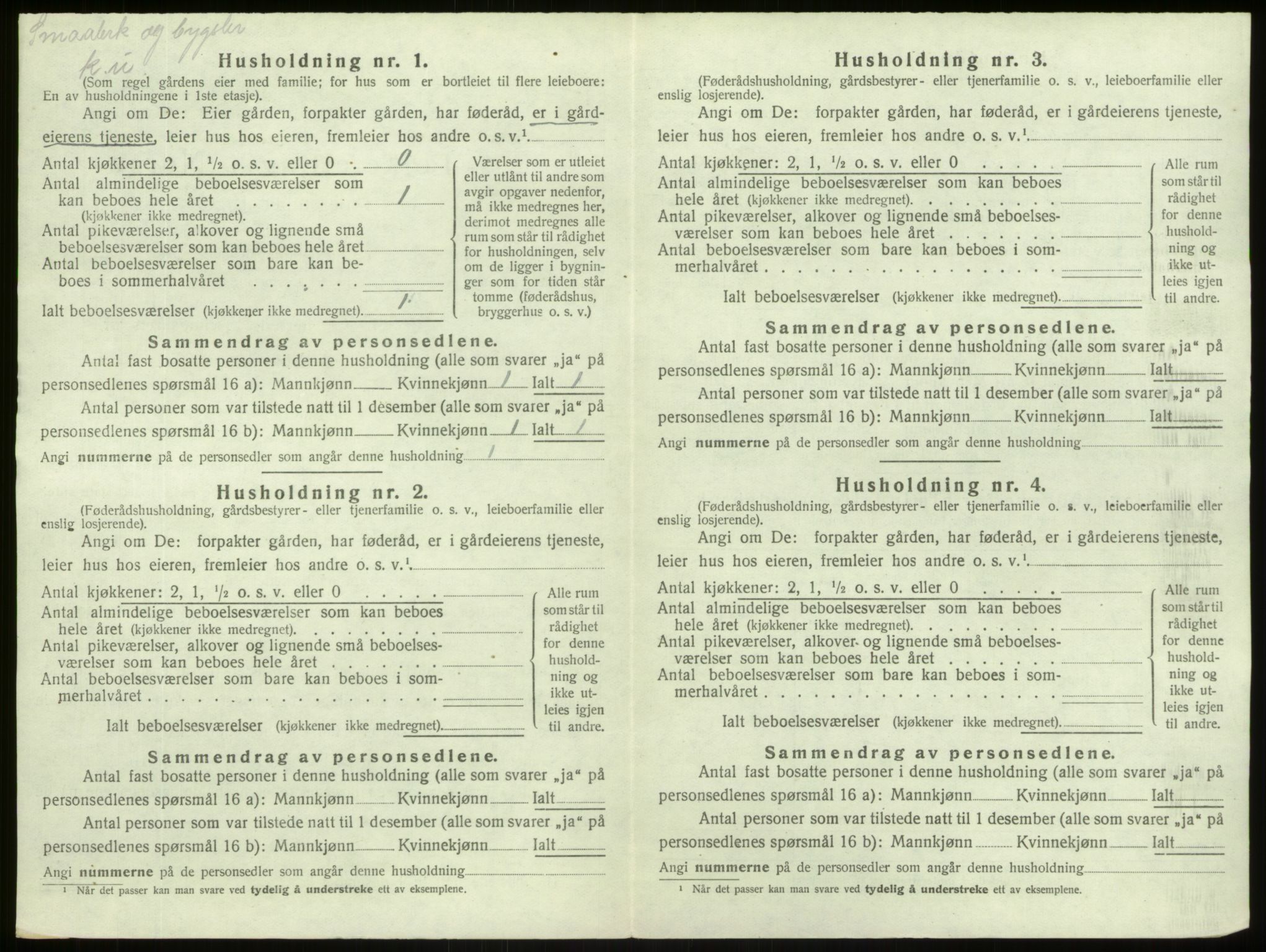 SAB, Folketelling 1920 for 1422 Lærdal herred, 1920, s. 120