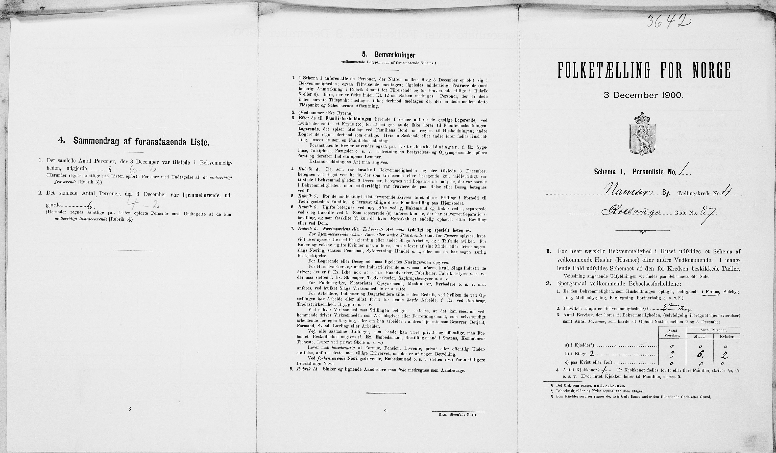 SAT, Folketelling 1900 for 1703 Namsos ladested, 1900, s. 744