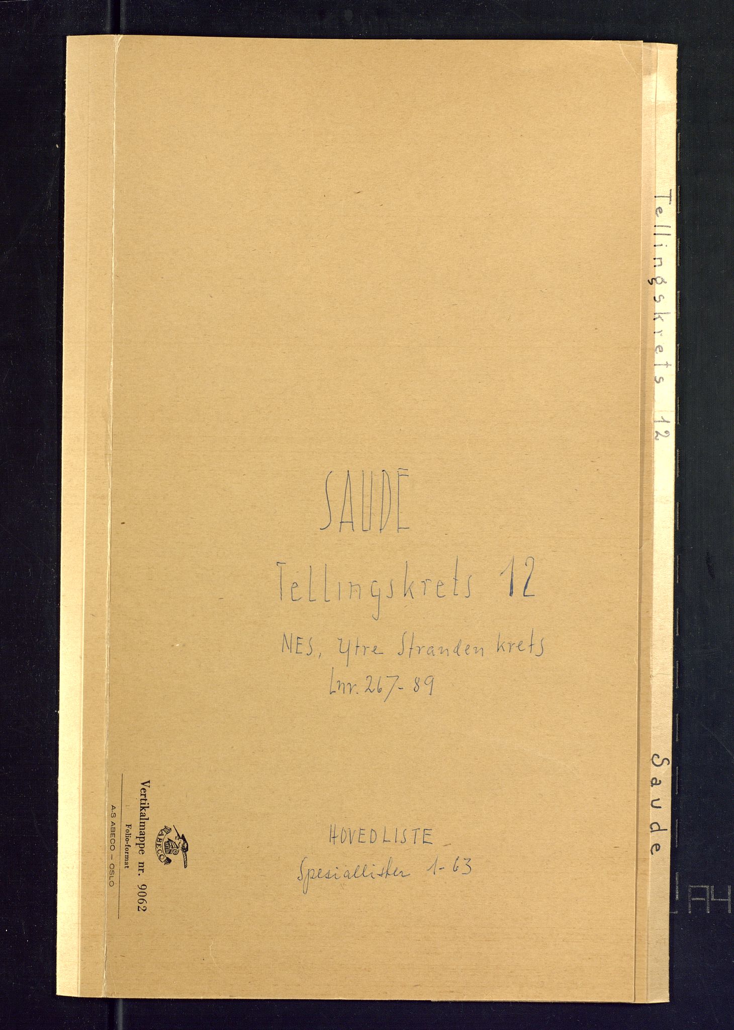 SAKO, Folketelling 1875 for 0822P Sauherad prestegjeld, 1875, s. 45