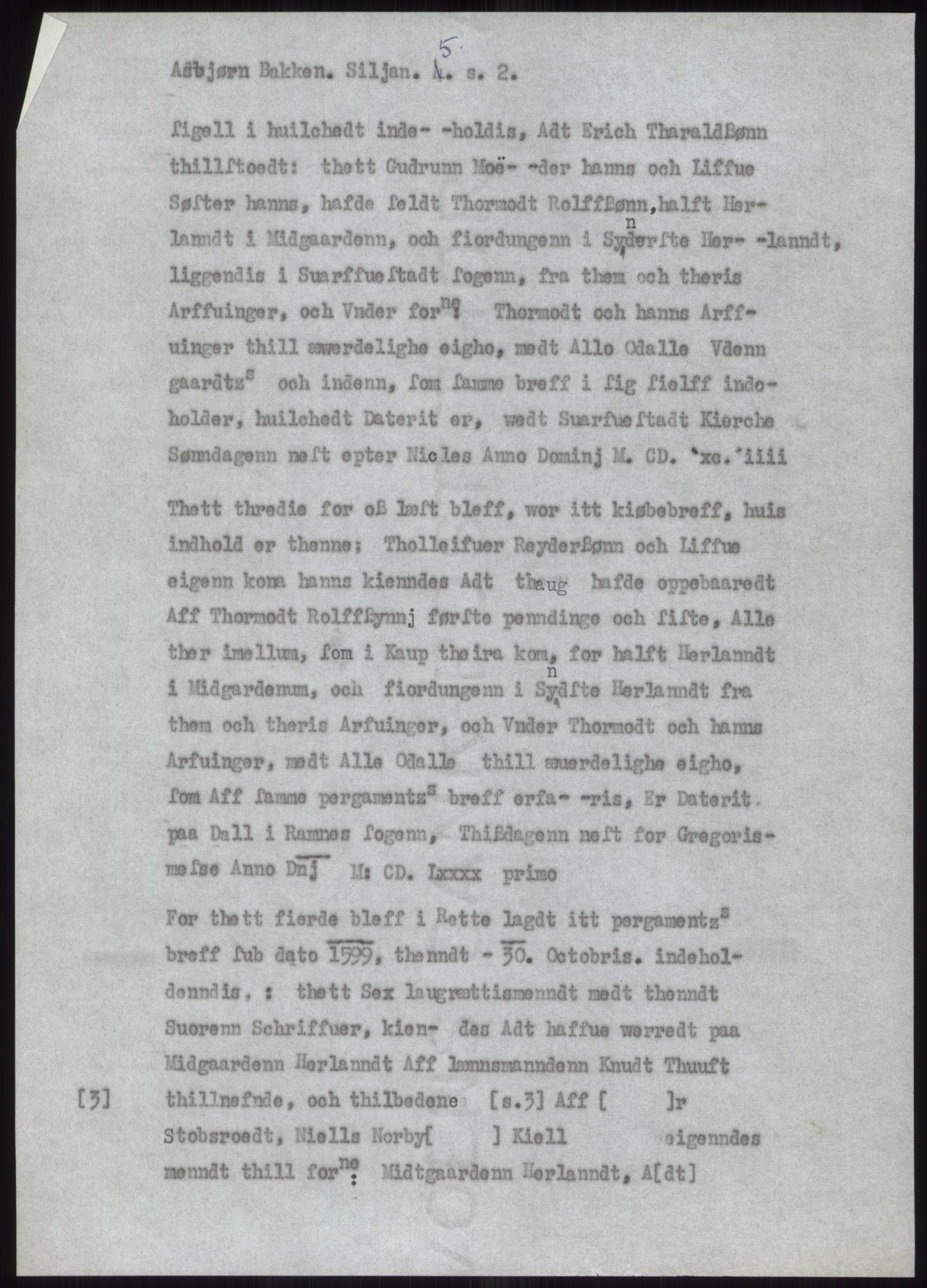 Samlinger til kildeutgivelse, Diplomavskriftsamlingen, AV/RA-EA-4053/H/Ha, s. 519