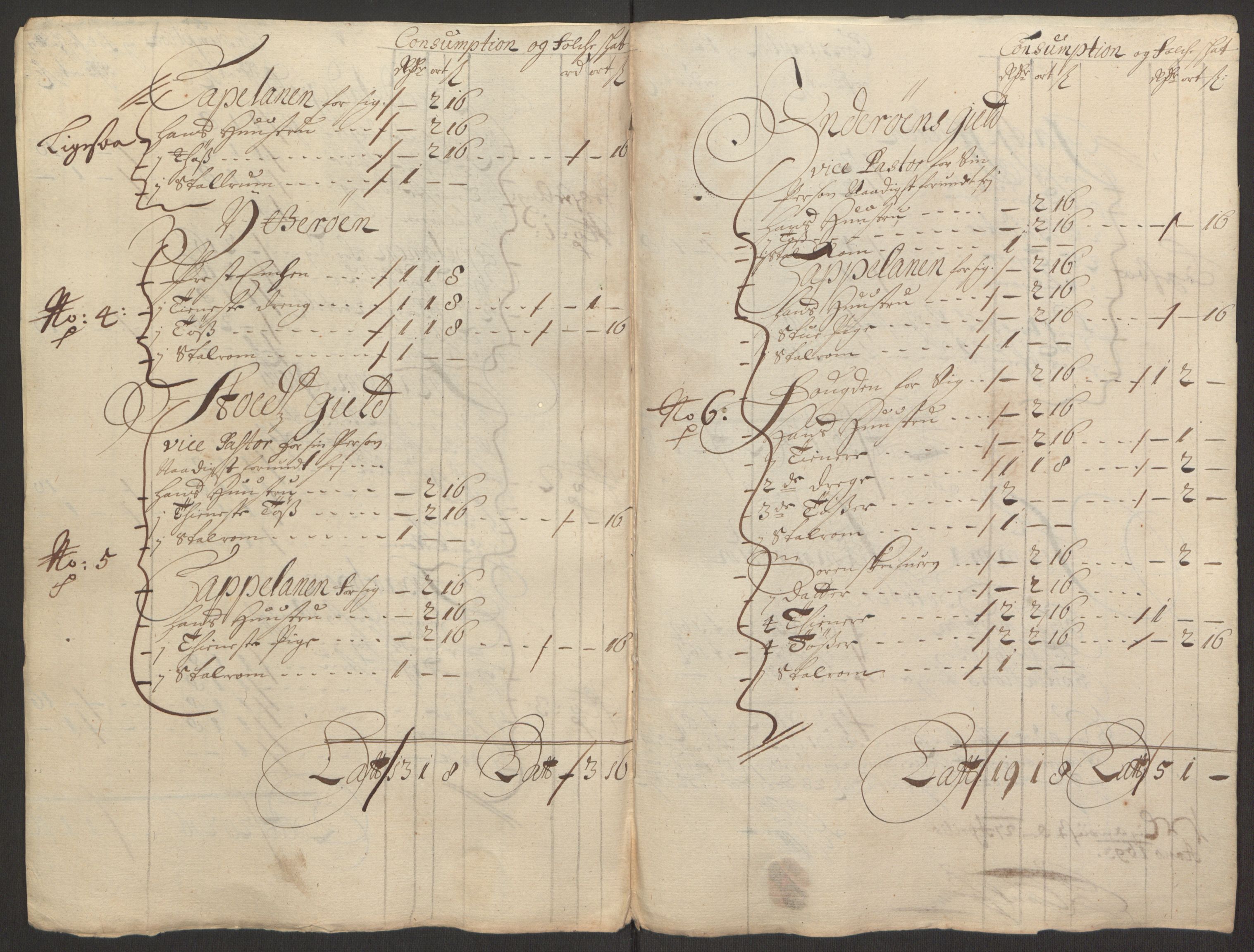 Rentekammeret inntil 1814, Reviderte regnskaper, Fogderegnskap, RA/EA-4092/R63/L4308: Fogderegnskap Inderøy, 1692-1694, s. 120