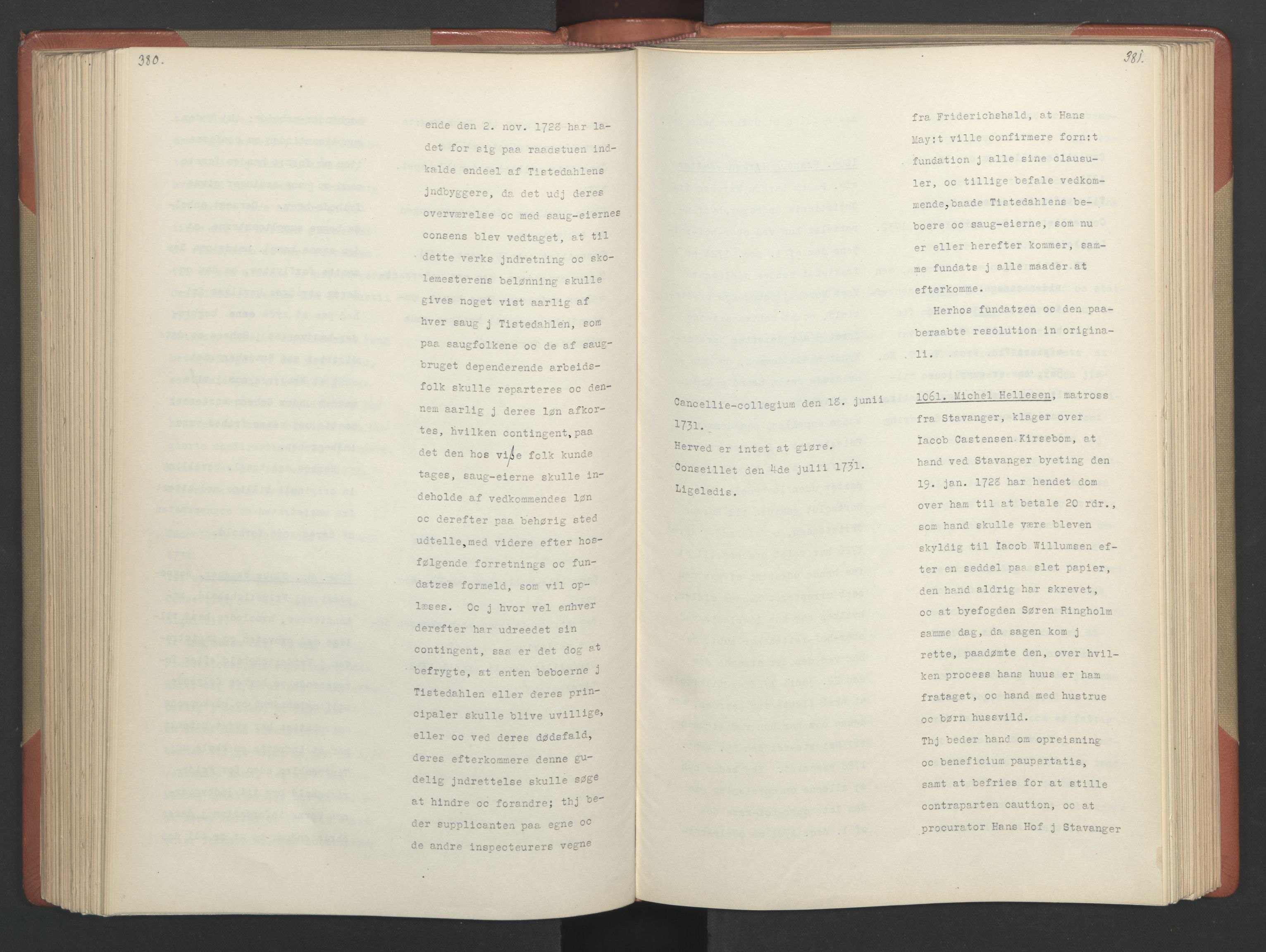 Avskriftsamlingen, AV/RA-EA-4022/F/Fa/L0094: Supplikker, 1731, s. 194