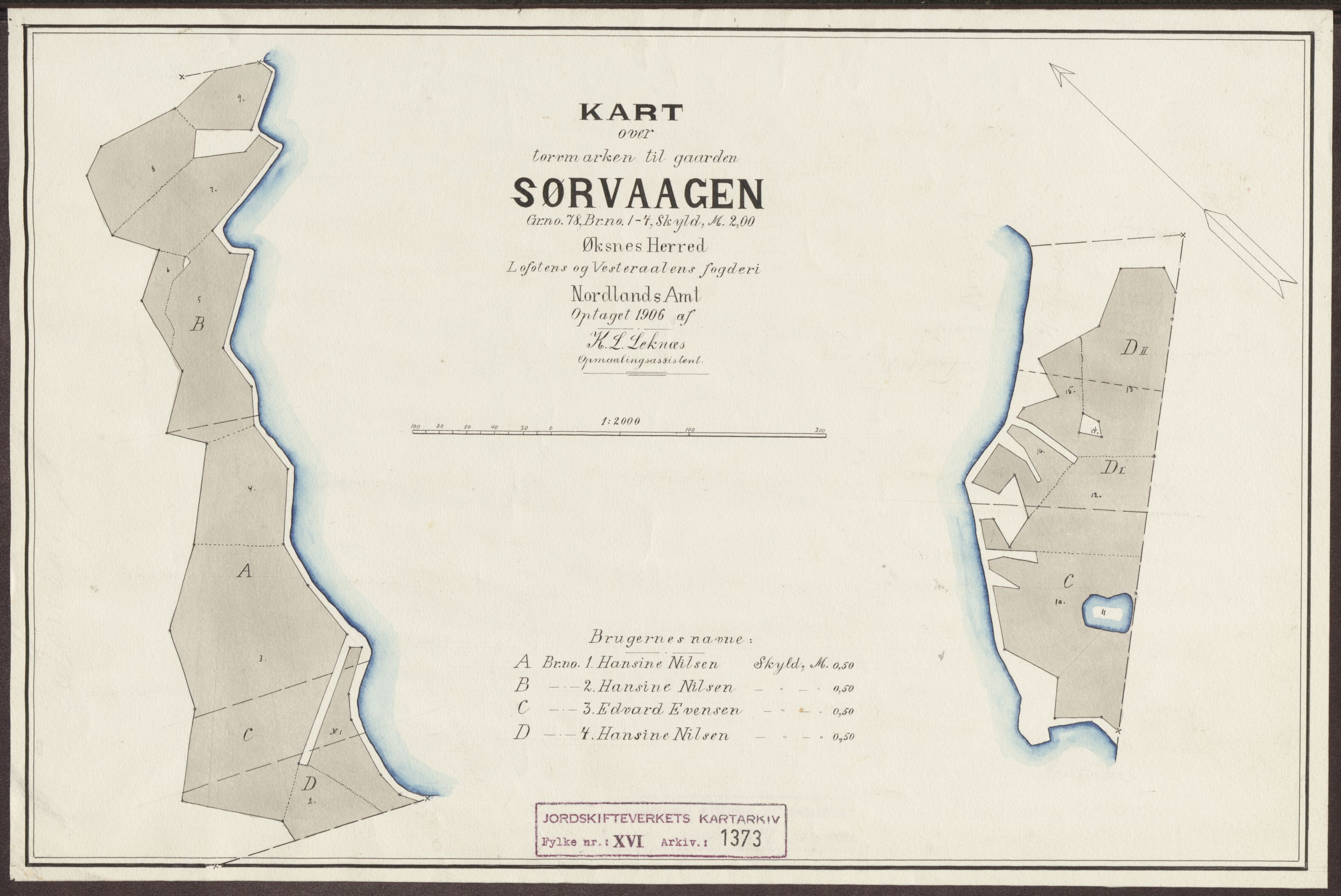 Jordskifteverkets kartarkiv, RA/S-3929/T, 1859-1988, s. 1556