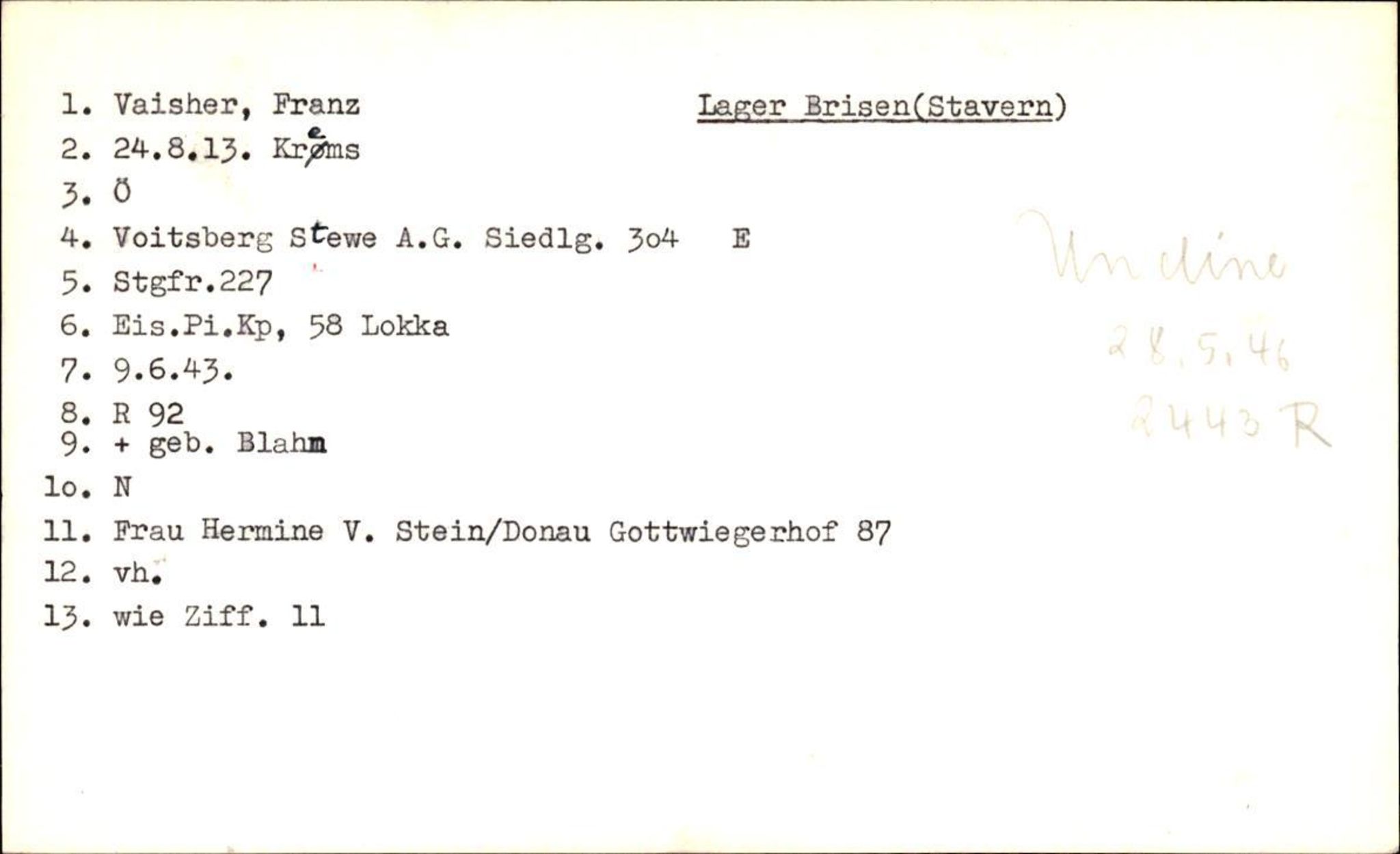 Hjemsendte tyskere , RA/RAFA-6487/D/Db/L0027: Taube-Vydra, 1945-1947, s. 977