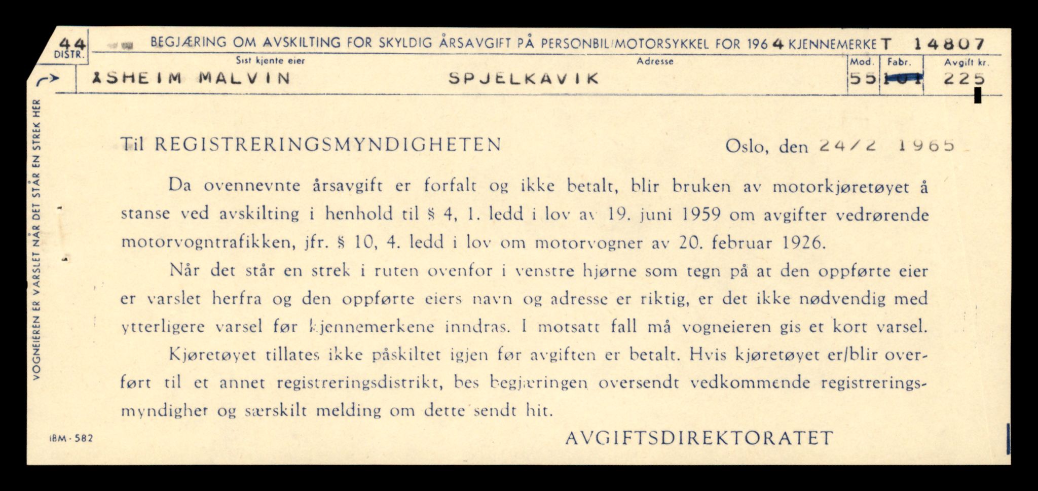 Møre og Romsdal vegkontor - Ålesund trafikkstasjon, AV/SAT-A-4099/F/Fe/L0048: Registreringskort for kjøretøy T 14721 - T 14863, 1927-1998, s. 1827