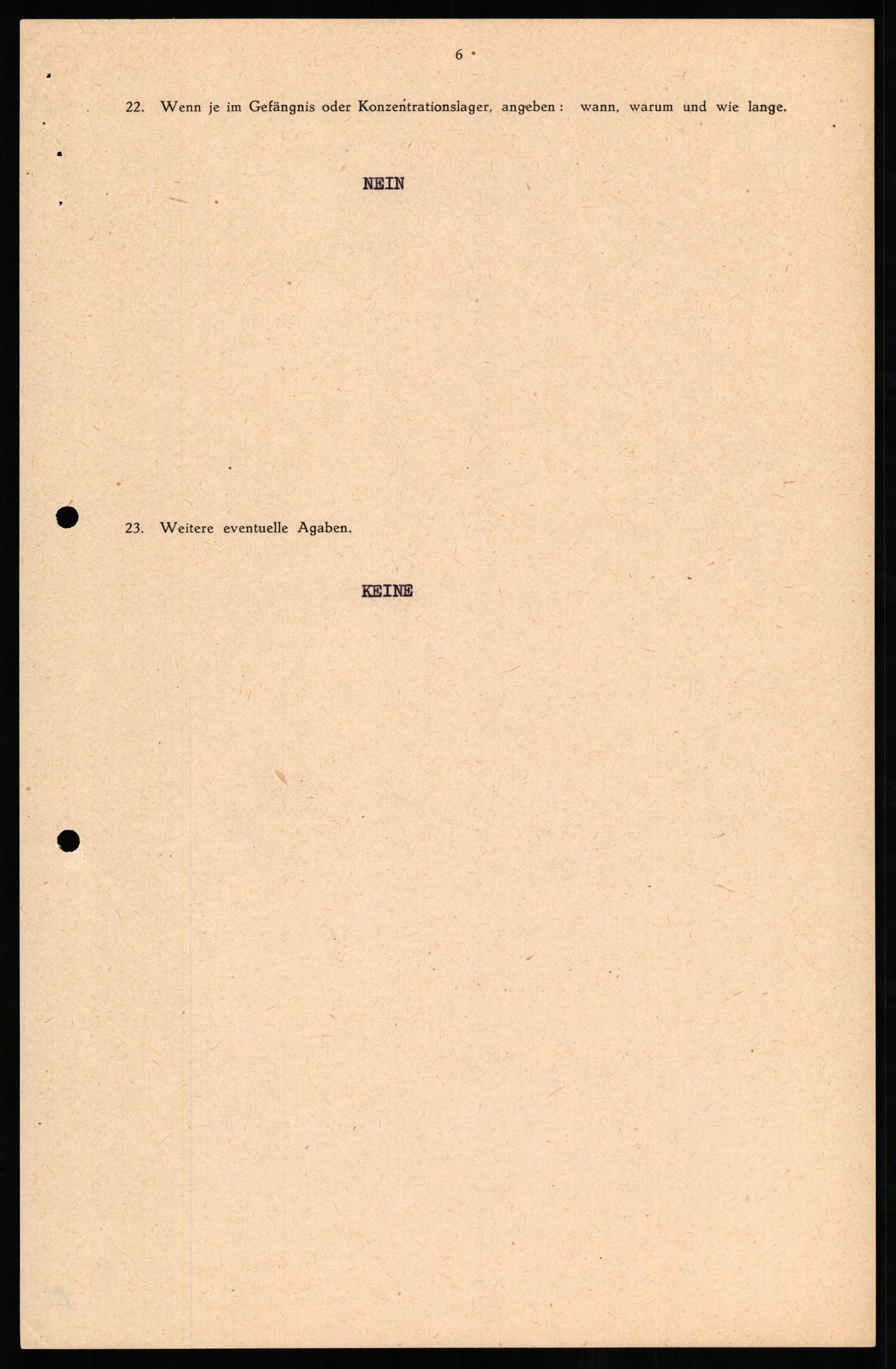 Forsvaret, Forsvarets overkommando II, AV/RA-RAFA-3915/D/Db/L0019: CI Questionaires. Tyske okkupasjonsstyrker i Norge. Tyskere., 1945-1946, s. 420