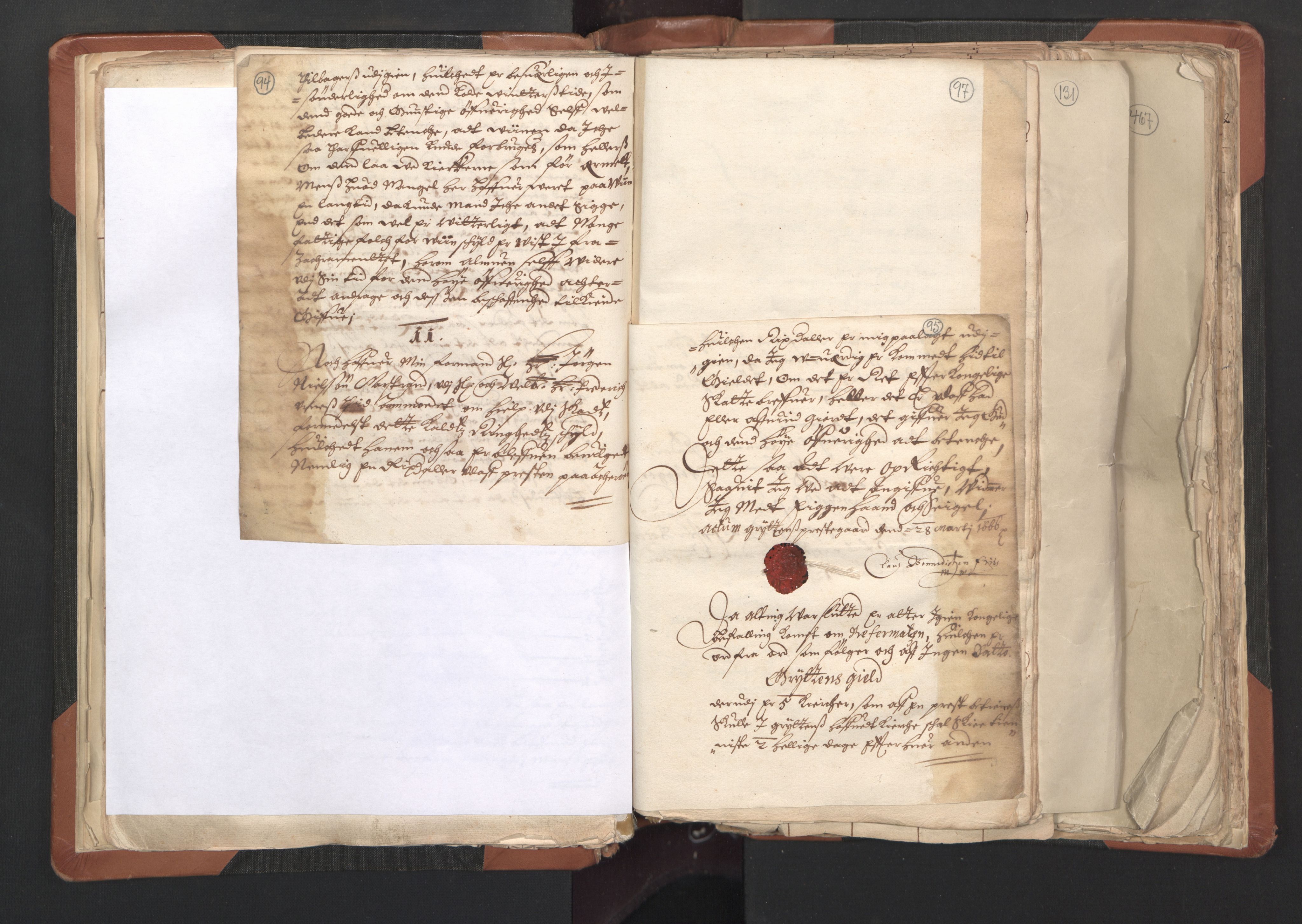 RA, Sogneprestenes manntall 1664-1666, nr. 27: Romsdal prosti, 1664-1666, s. 94-95